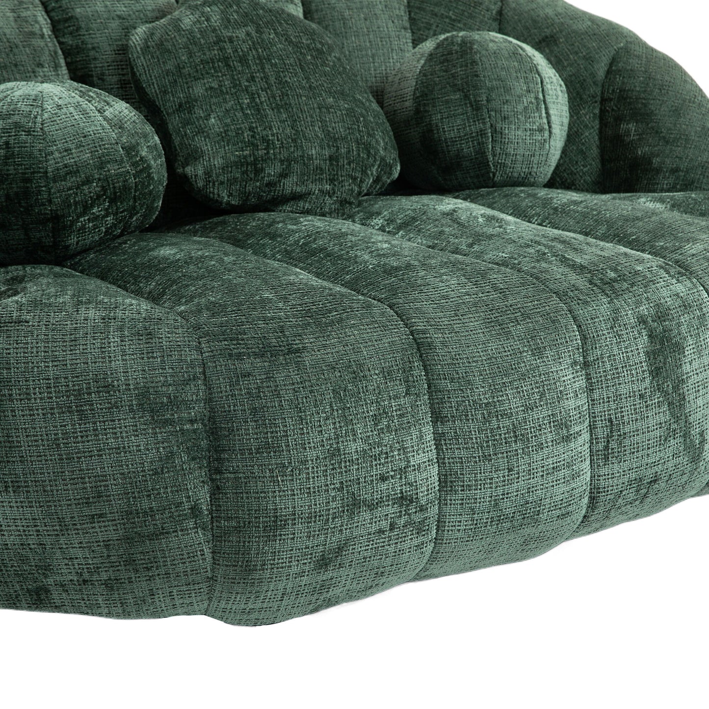 Bean Bag Sofa Lazy Sofa Durable Comfort Lounger High Back Bean Bag Chair Couch For Adults And Kids - Emerald