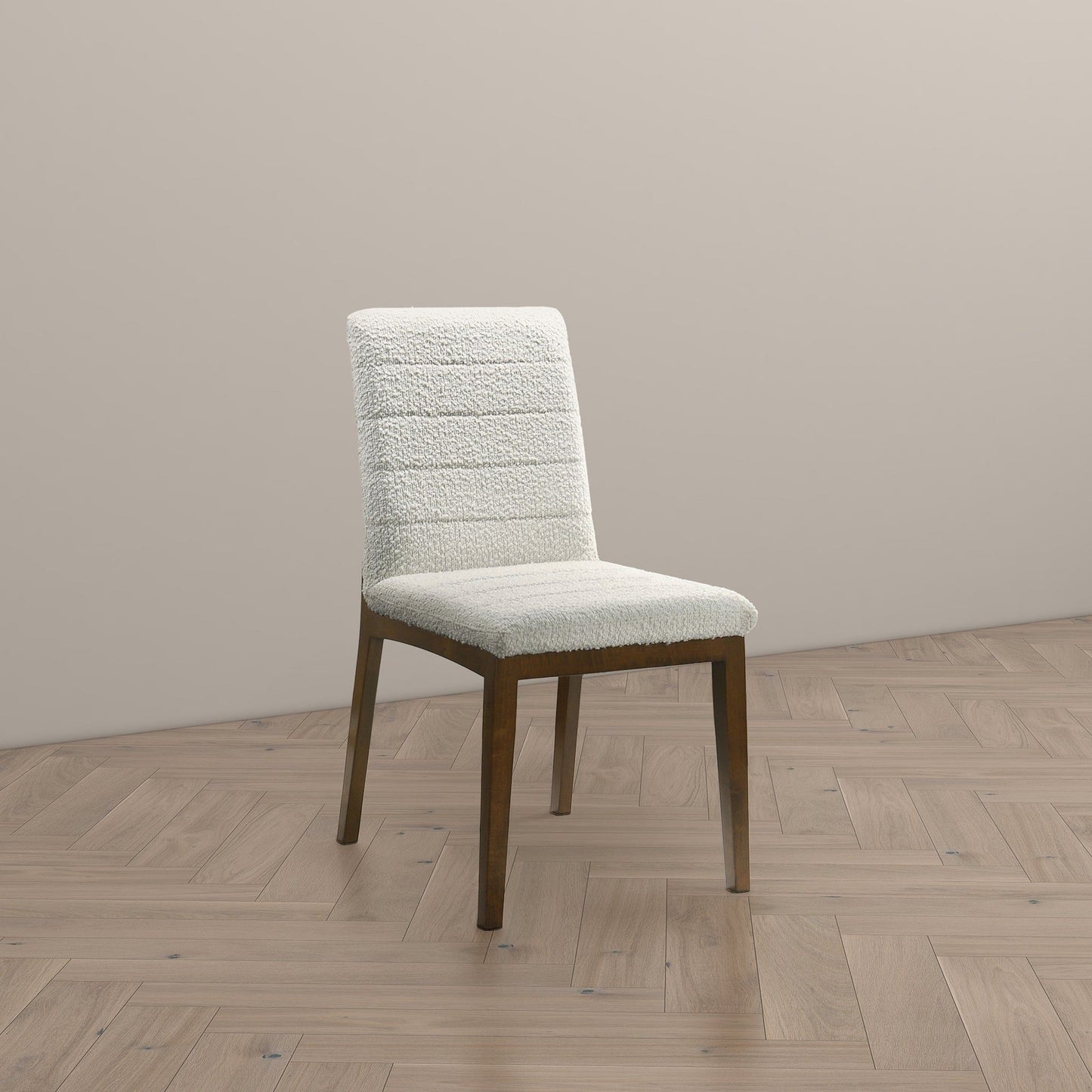 Ines - Dining Chair (Set of 2) - Brown / White