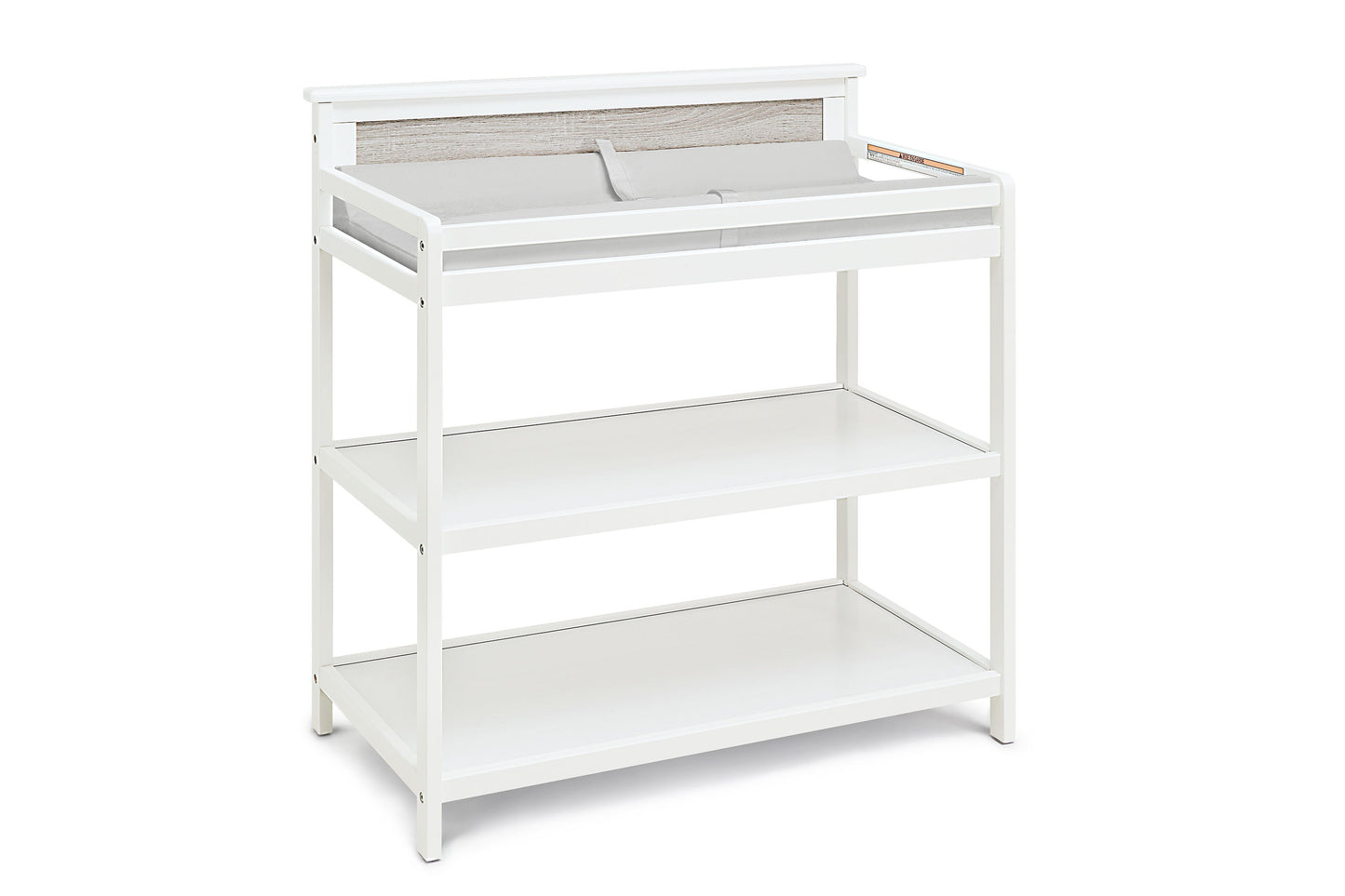 Connelly - Changing Table - White, Rockport Gray
