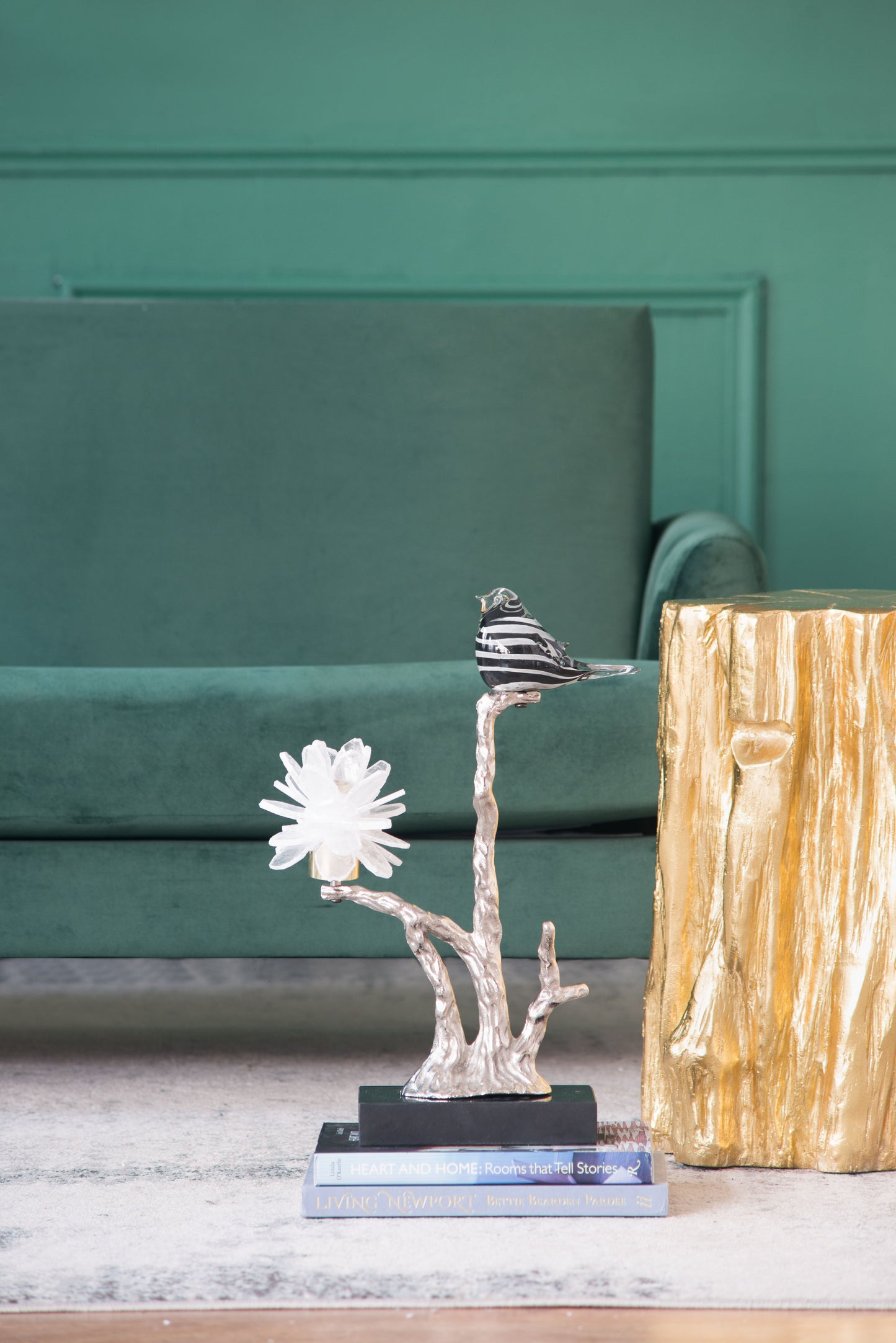Aluminum Candle Holder & Marble Stand - Multicolor