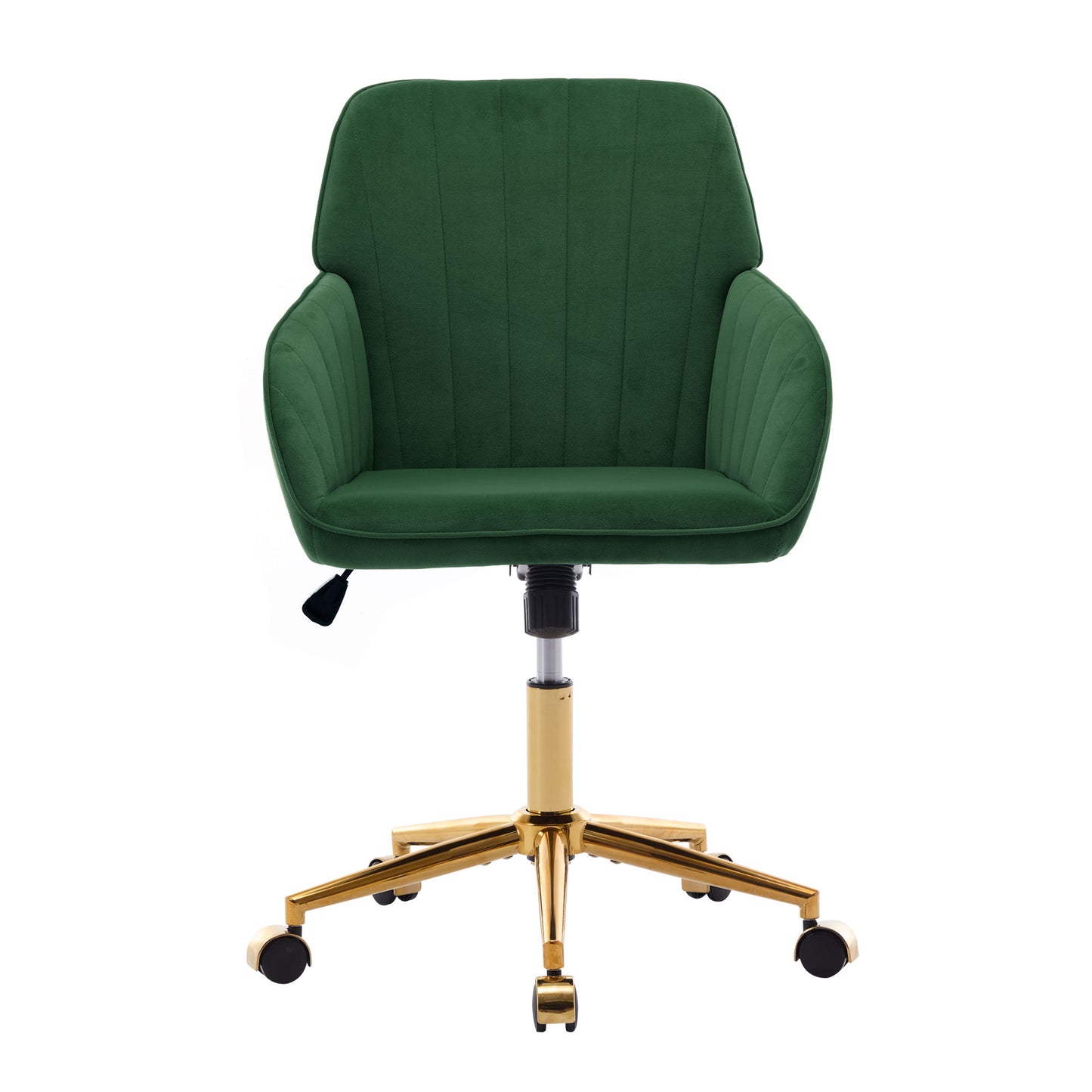 Adjustable Office Chair, Ergonomic Swivel Chair, Backrest Seat, Comfortable For Long Sitting - Green