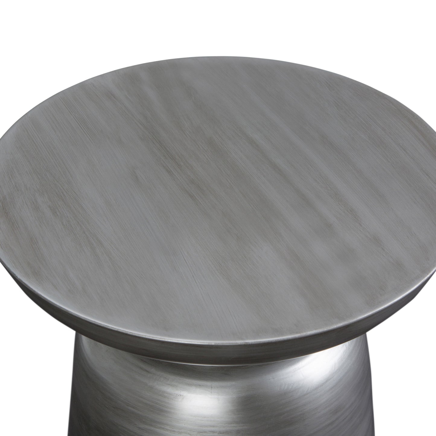 Toby - Metal Accent Table - Silver