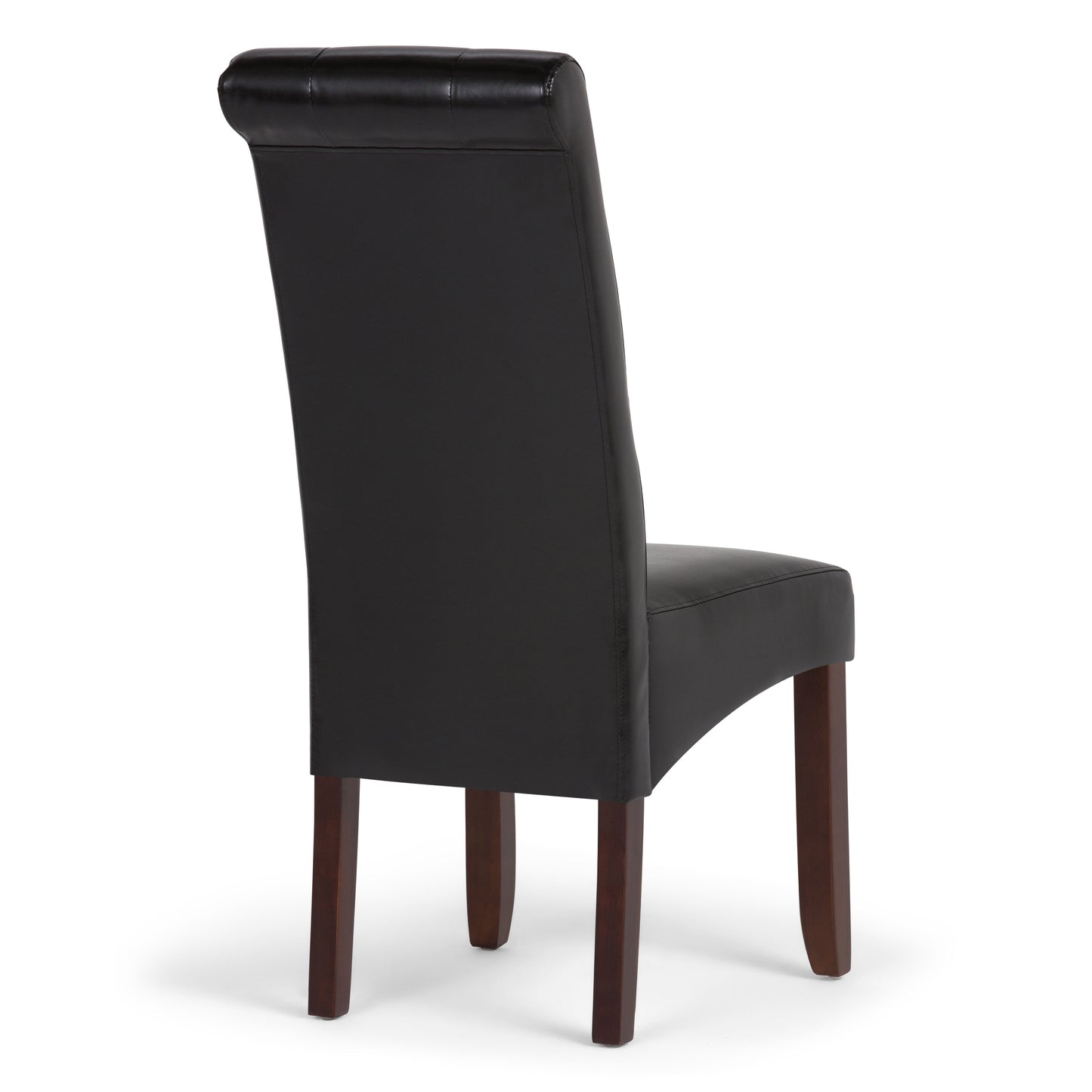 Cosmopolitan - Deluxe Tufted Parson Chair (Set of 2) - Midnight Black