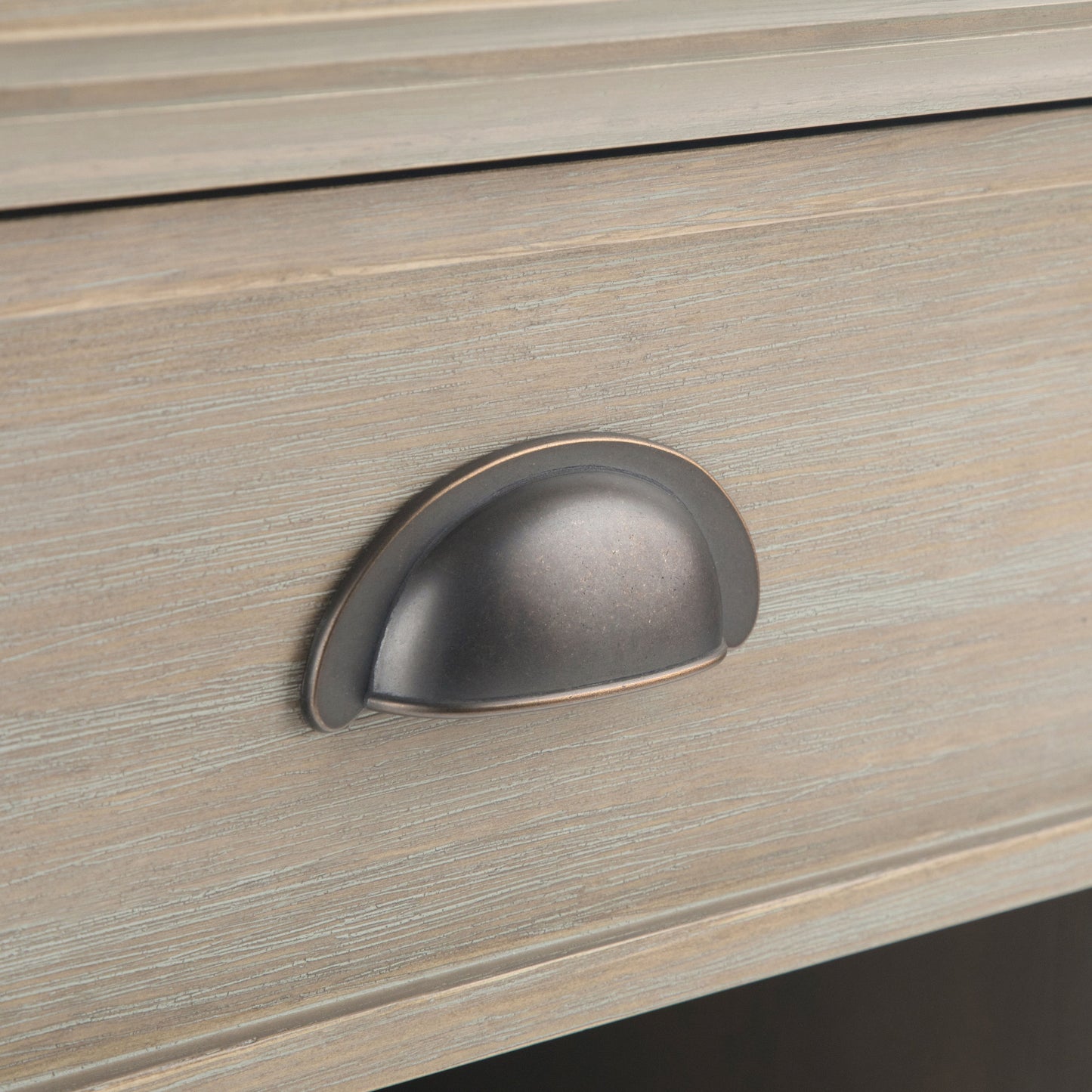 Acadian - Bedside Table - Distressed Gray