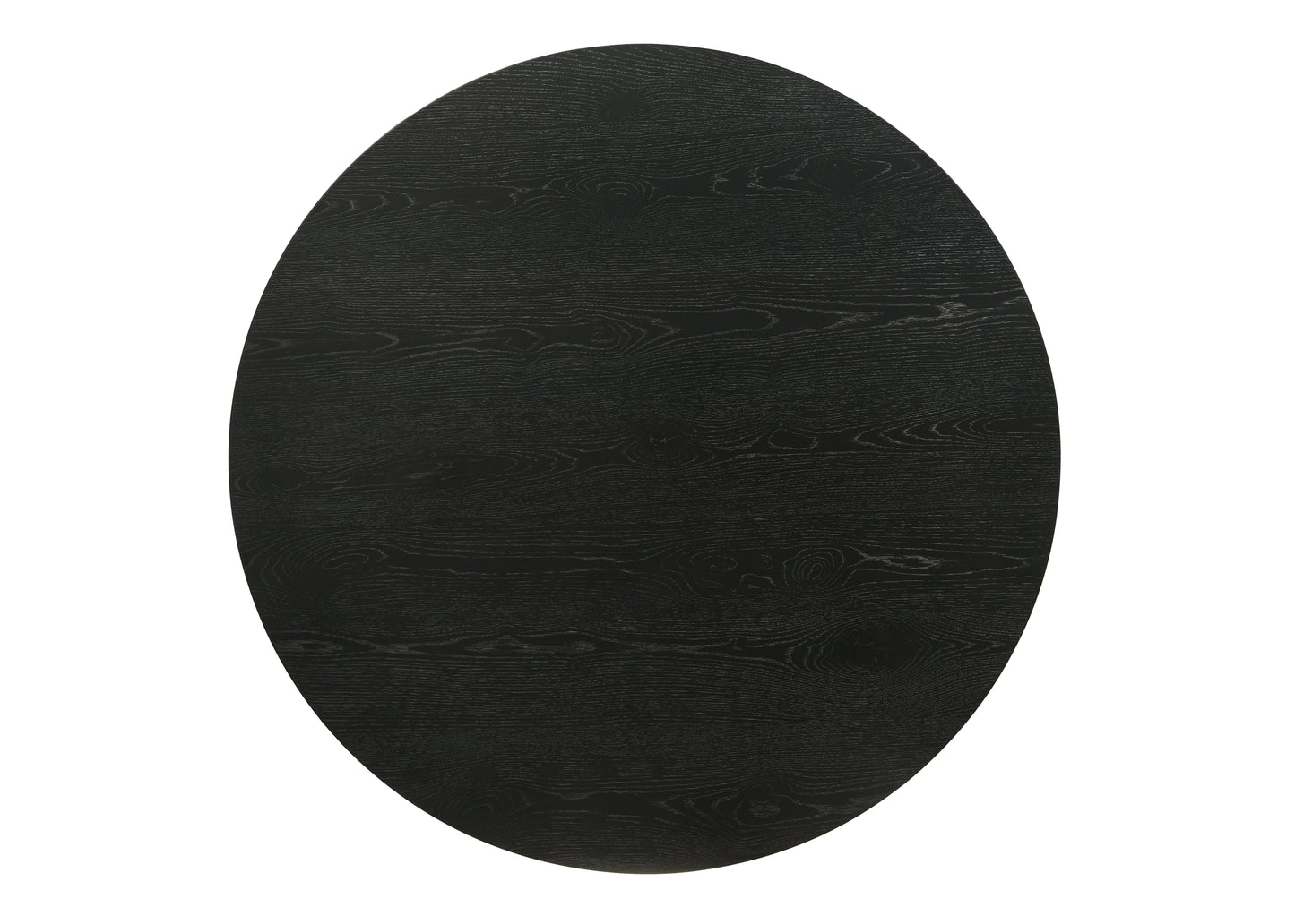 Jasper - Round Console Table - Ebony Black