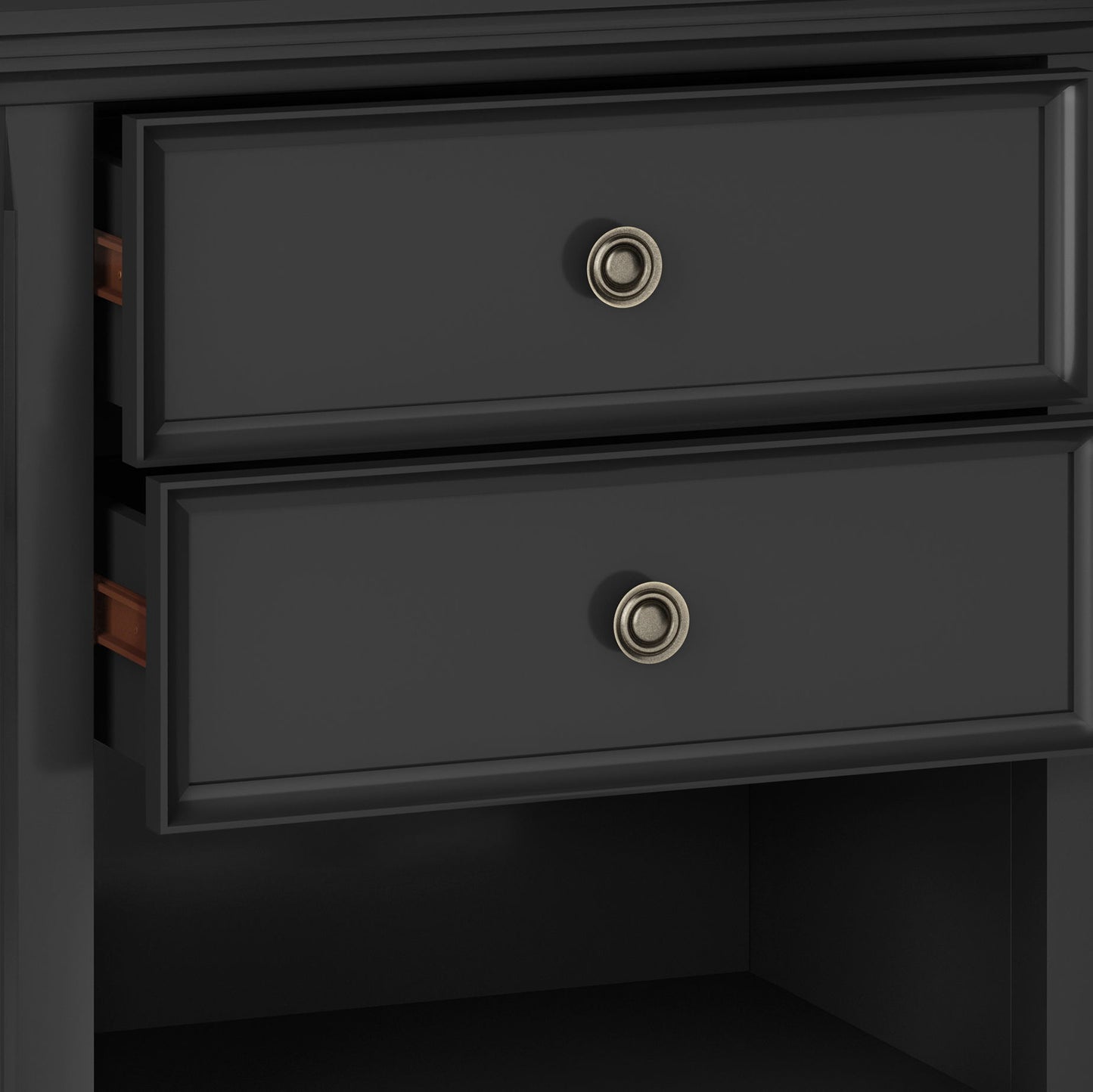 Amherst - Bedside Table - Black