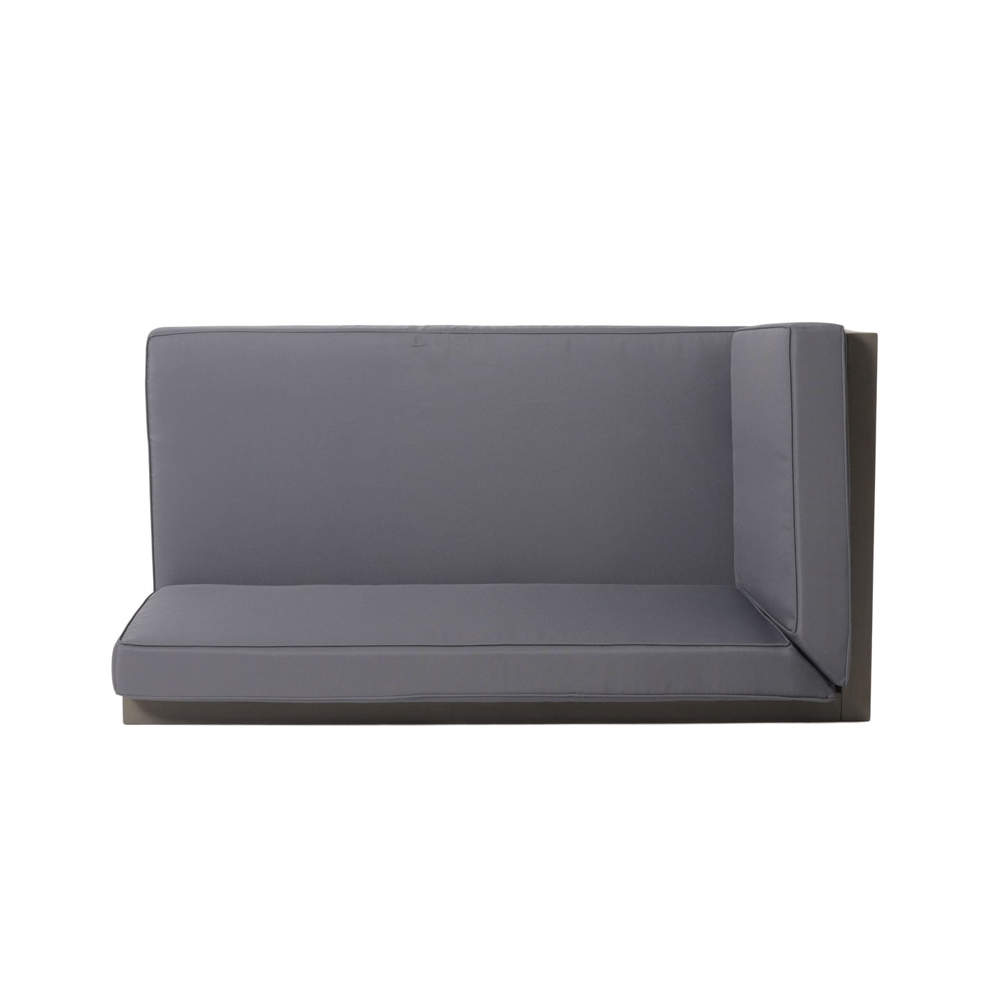 Brava - X Back Left Right Corner Bench Set - Dark Gray