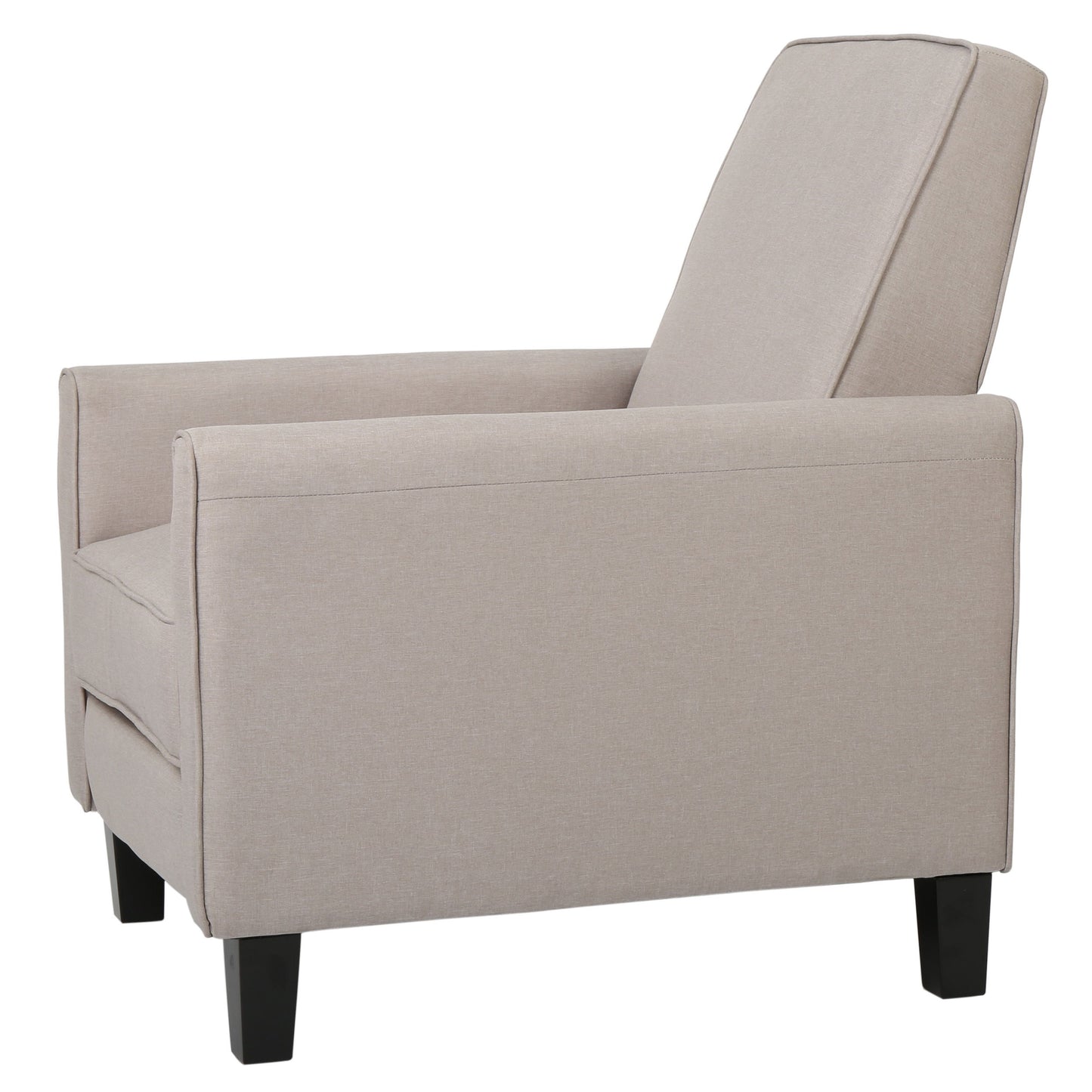 Recliner Push Back Chair For Elegant Home - Beige