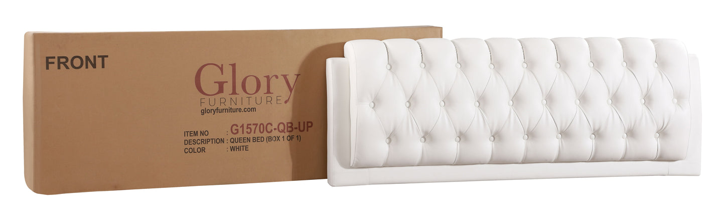 Marilla - Queen Bed - White