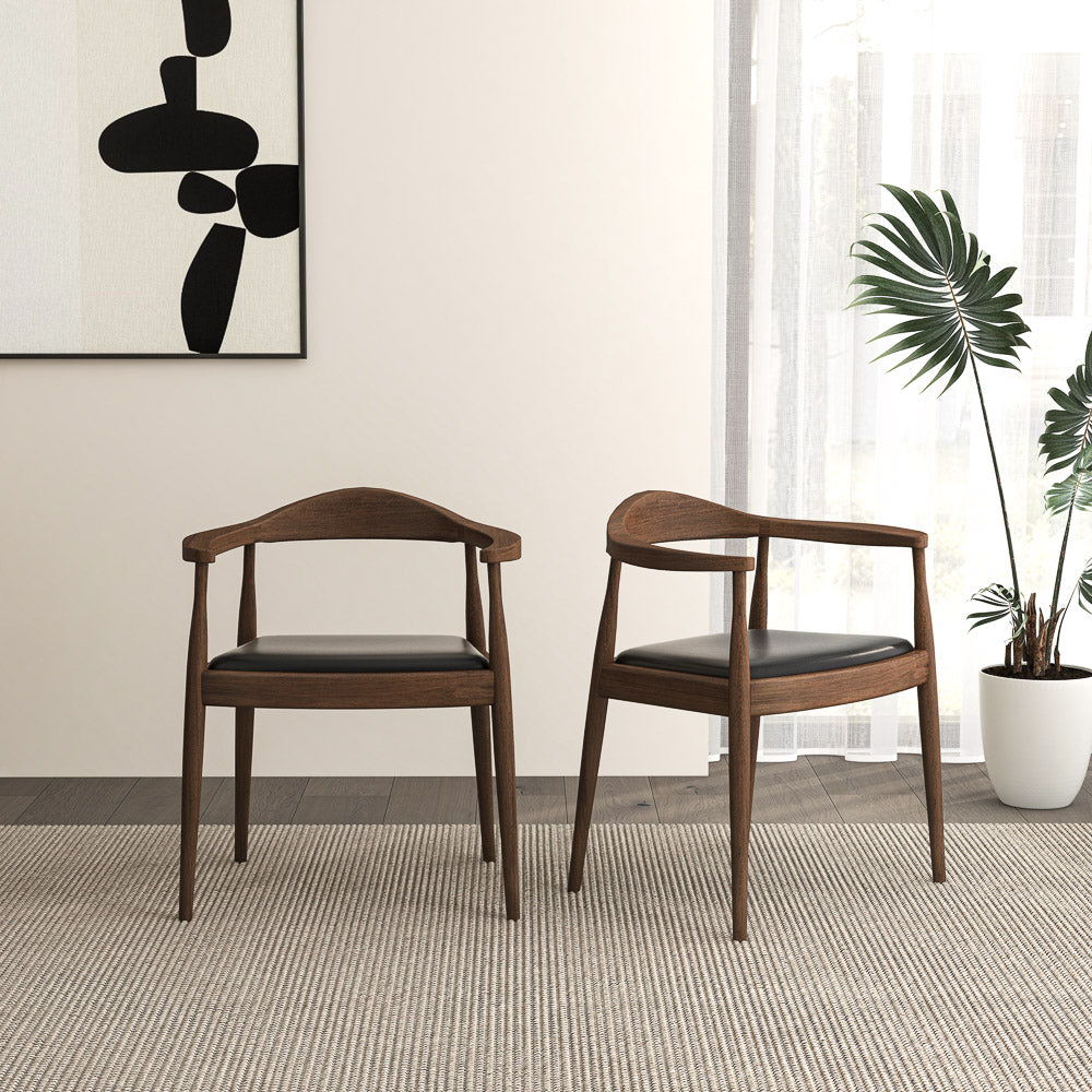Kelly - Dining Chair - Black / Brown