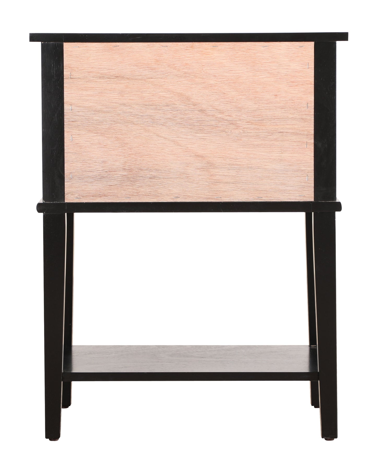 Vibrant Contemporary Nightstand - Black
