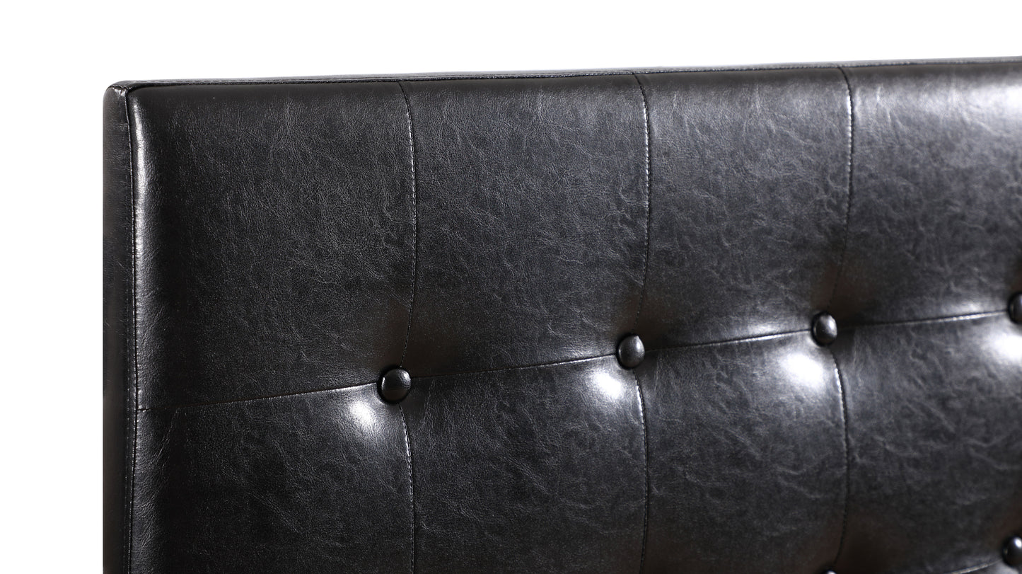 Stylish Upholstered Headboard For Bedrooms - Black