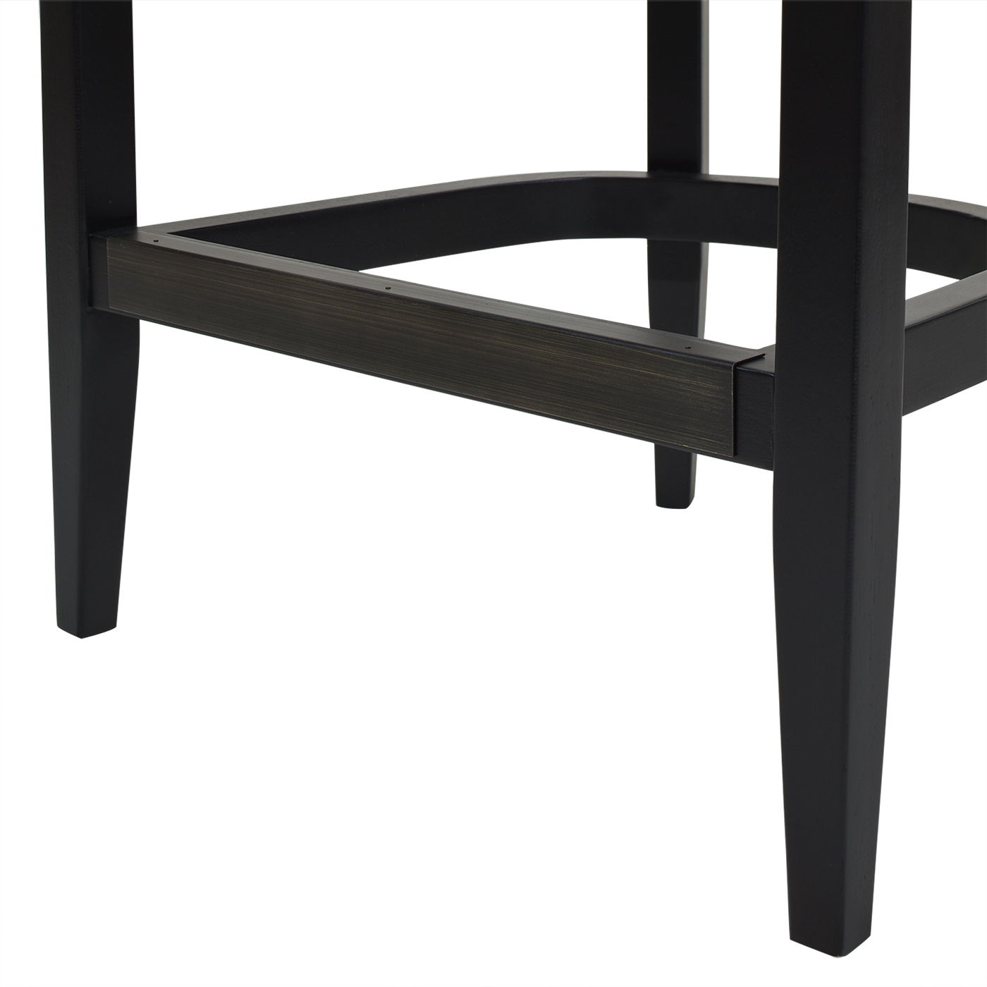 Americana - Mid-Century Modern Cane Back Counter Stool - Jet Black