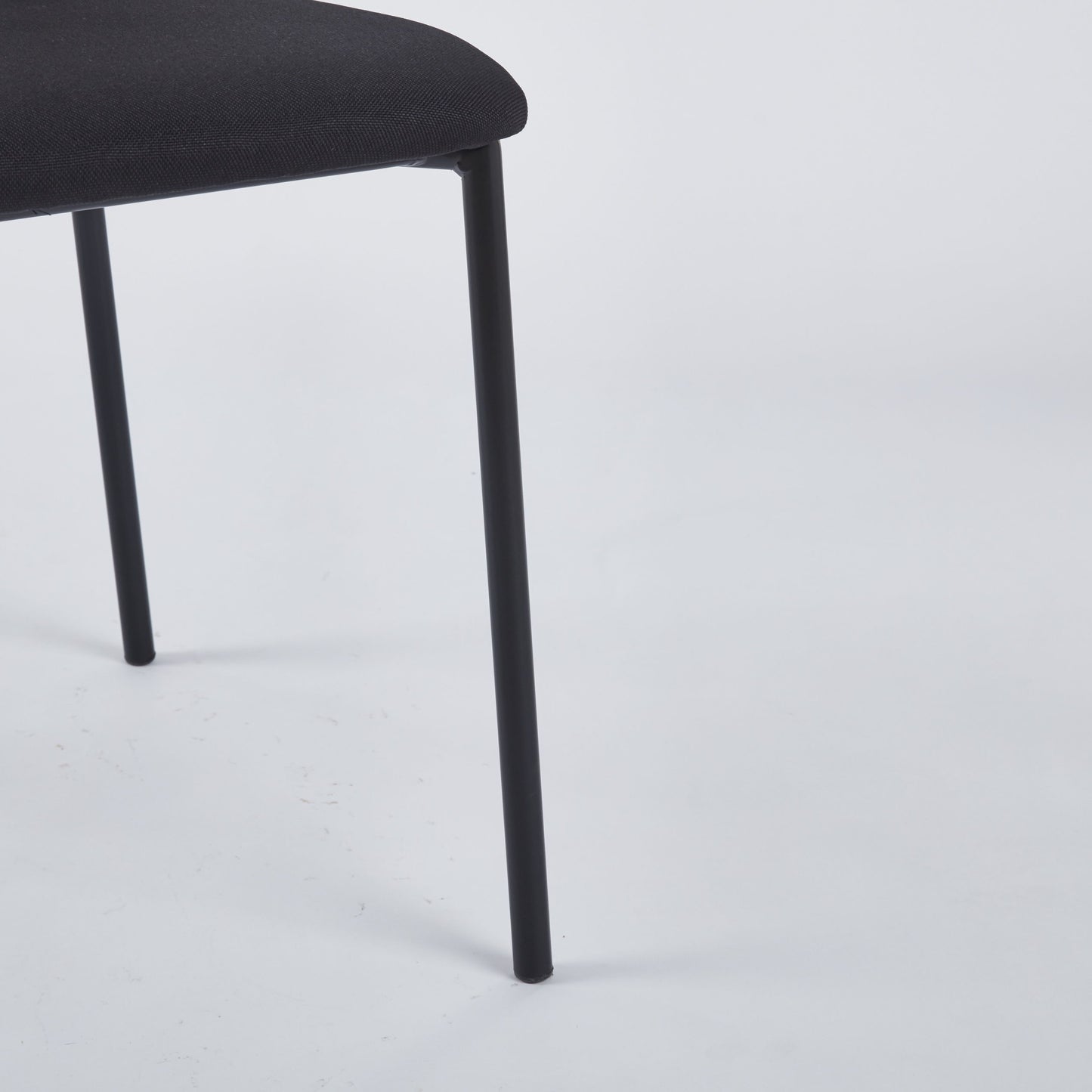 Sennit Chair, Dining Chair, Coffee Chair (Set of 4)- Black