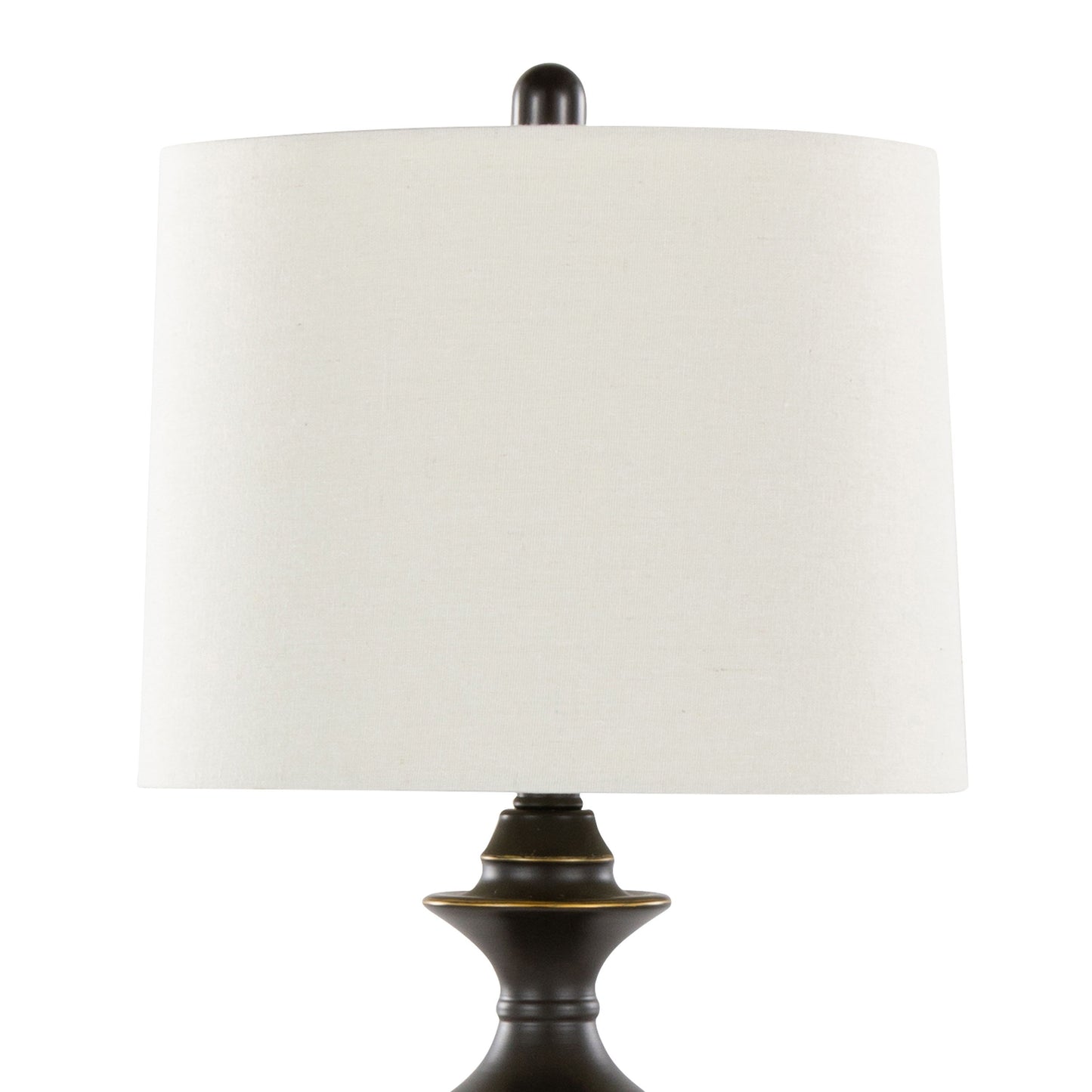 Montgomery - Contemporary Table Lamp (Set of 2) - Oil Rubbed Bronze / Off White