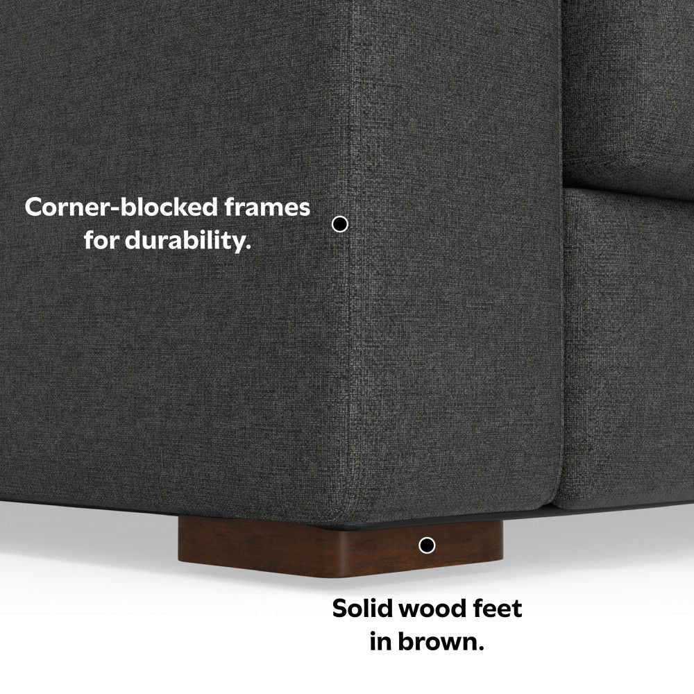 Charlie - Deep Seater Sofa - Gray