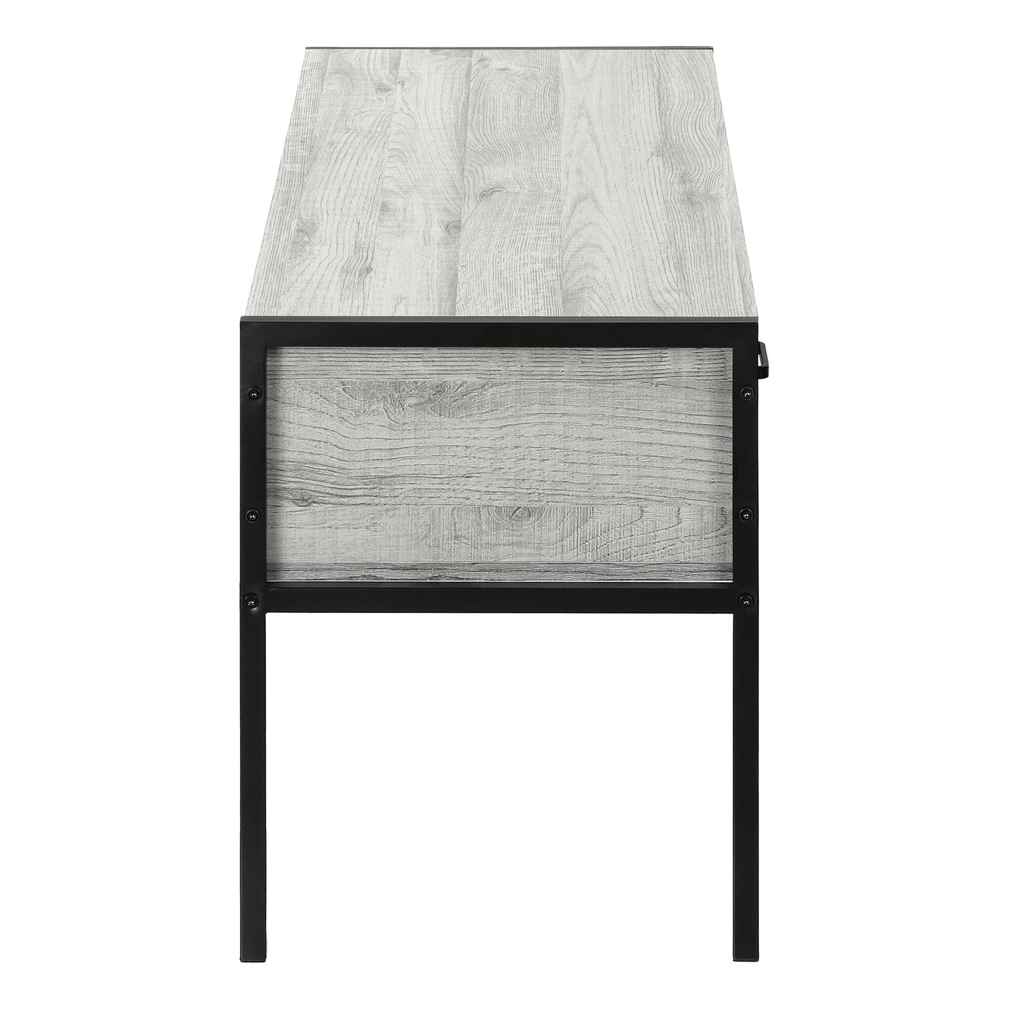 TV Stand, Console, Media Entertainment Center, Storage Drawer, Contemporary & Modern - Gray