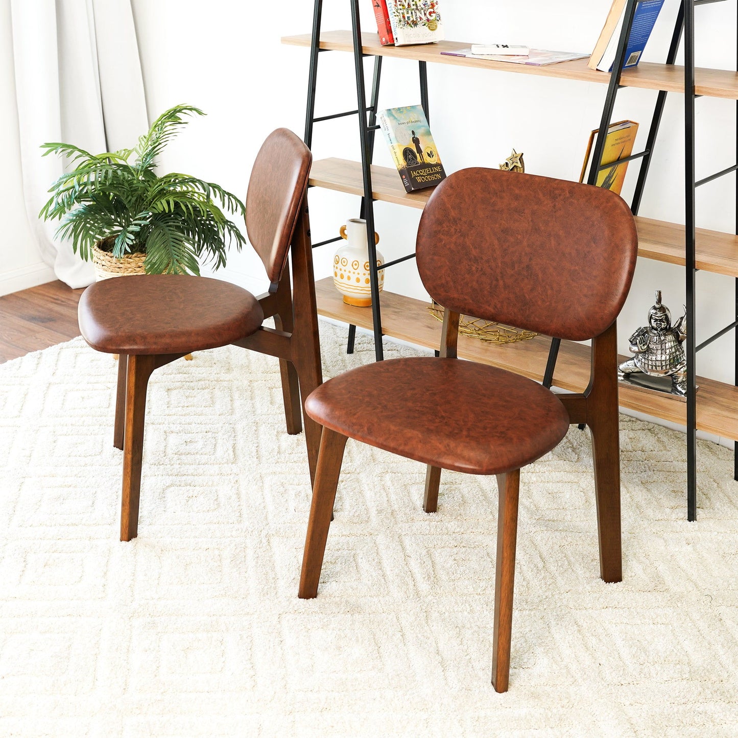 Kelsey - Dining Chair (Set of 2) - Brown / Natural