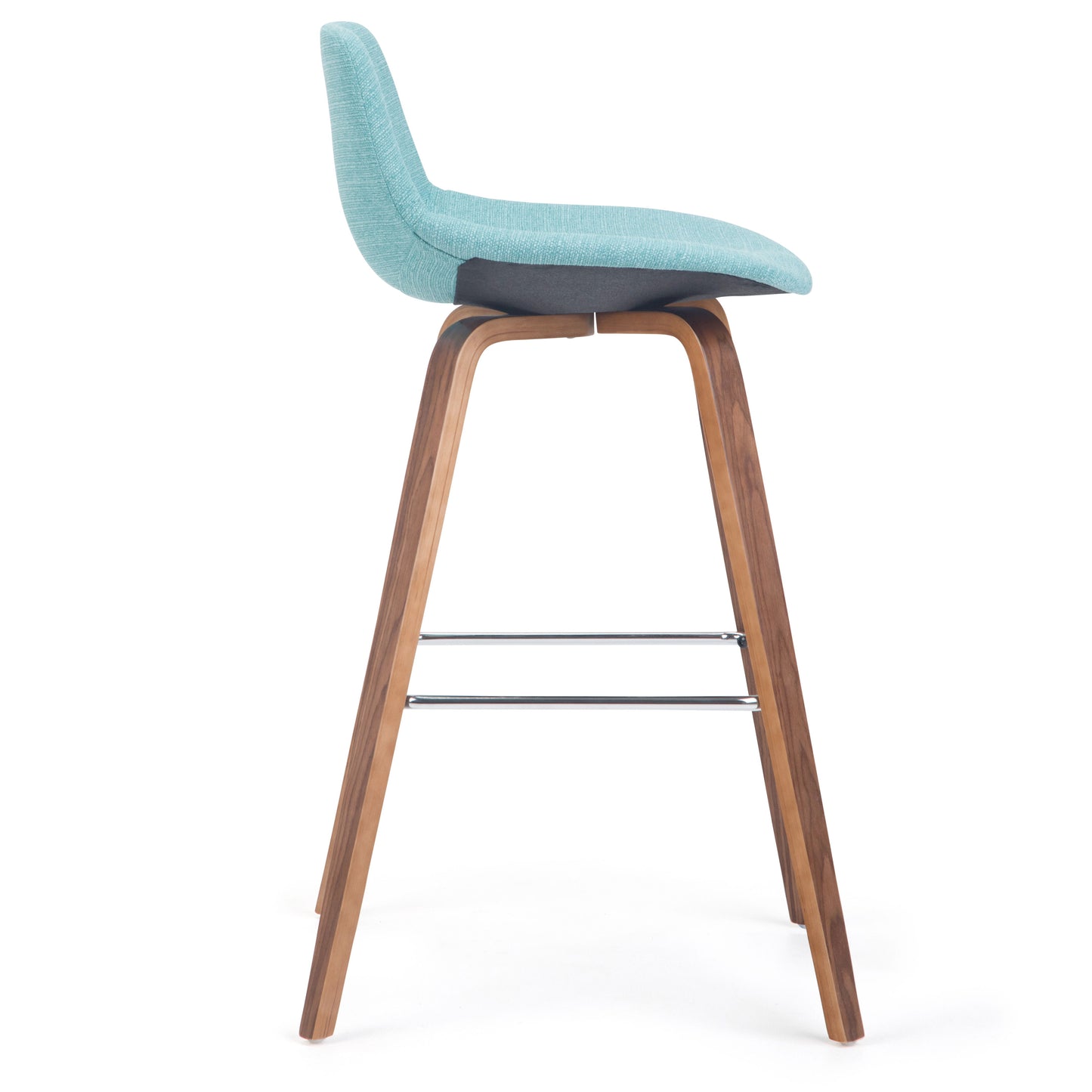 Randolph - Bentwood Upholstered Counter / Bar Height Stool (Set of 2) - Blue