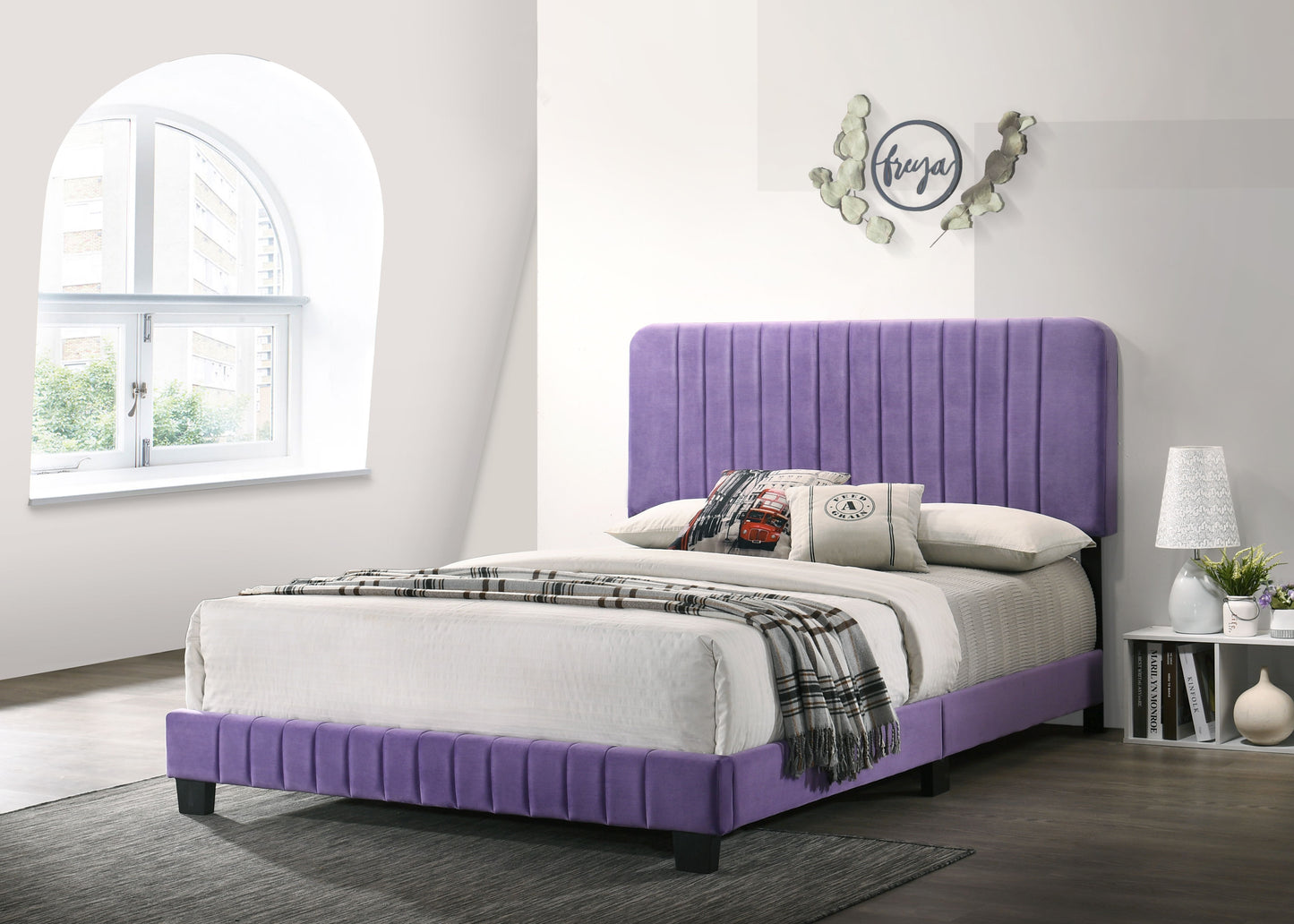 Lodi - Queen Bed - Purple
