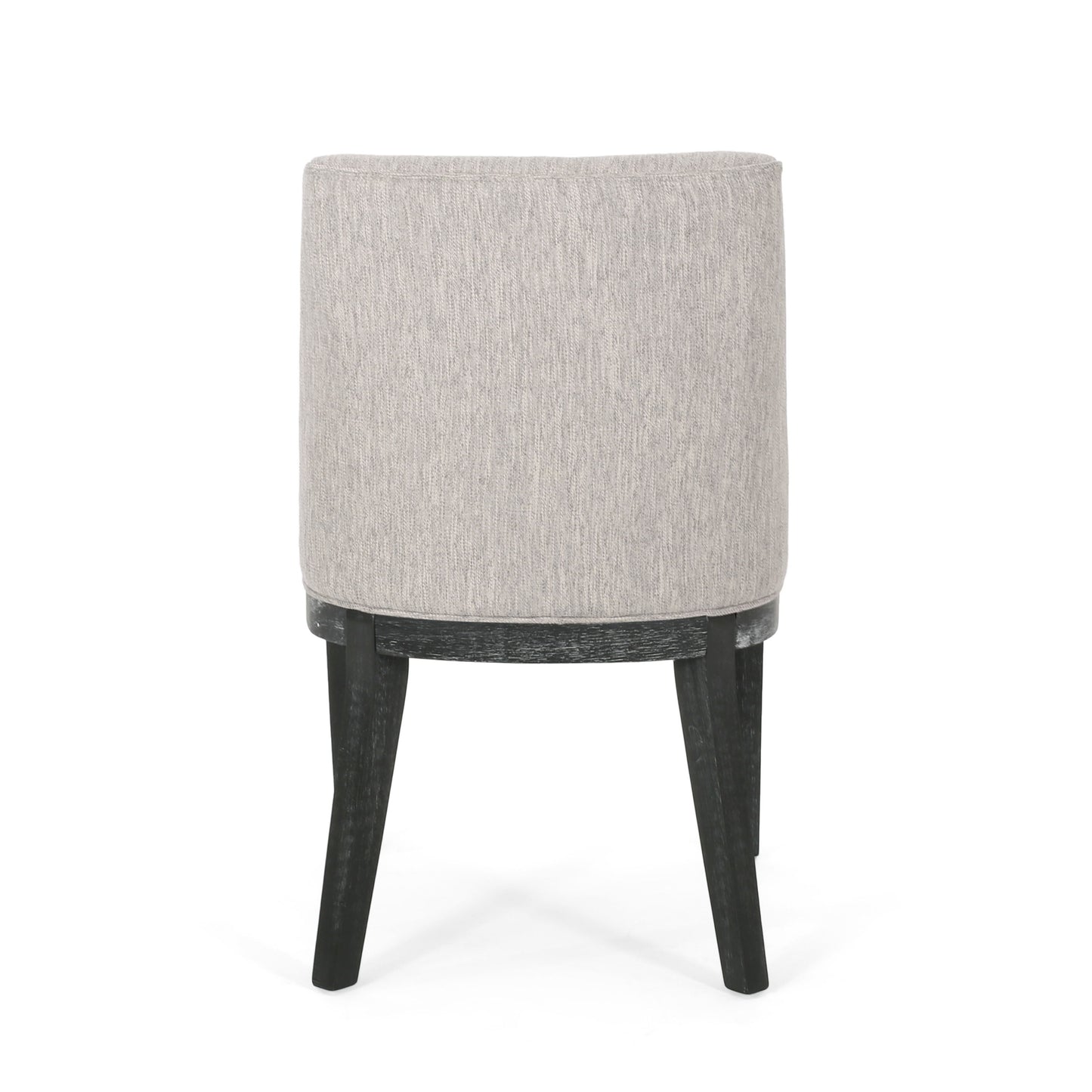 Modern Dining Chair With Durable Fabric Upholstery And Sturdy Wooden Frame (Set of 2) - Light Gray
