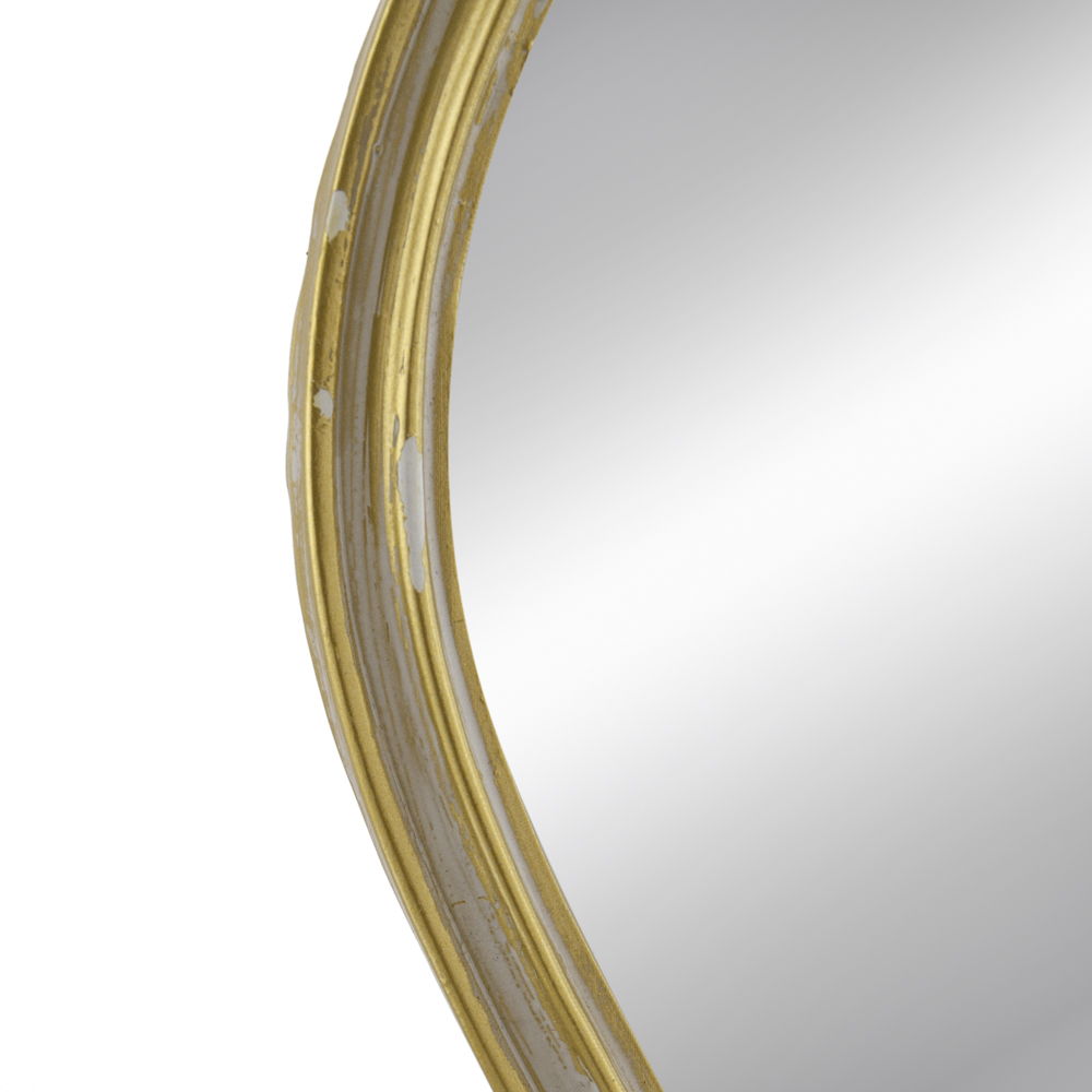 Small Decorative Mirror For Wall Decor - Antique Gold