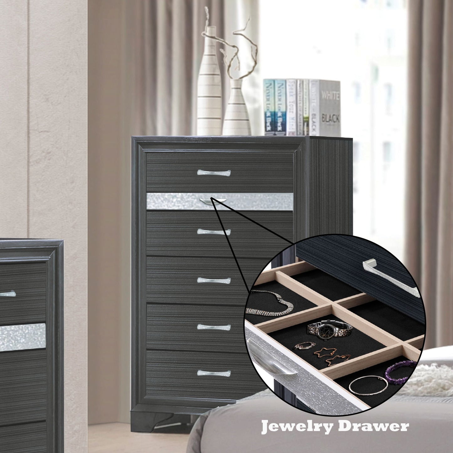 Naima - Chest - Black