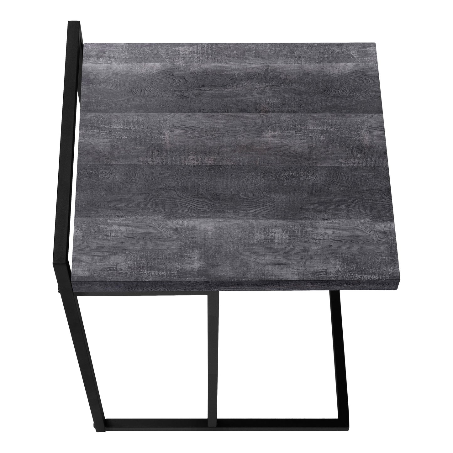 Accent Table, C - Shaped, Versatile Design - Black