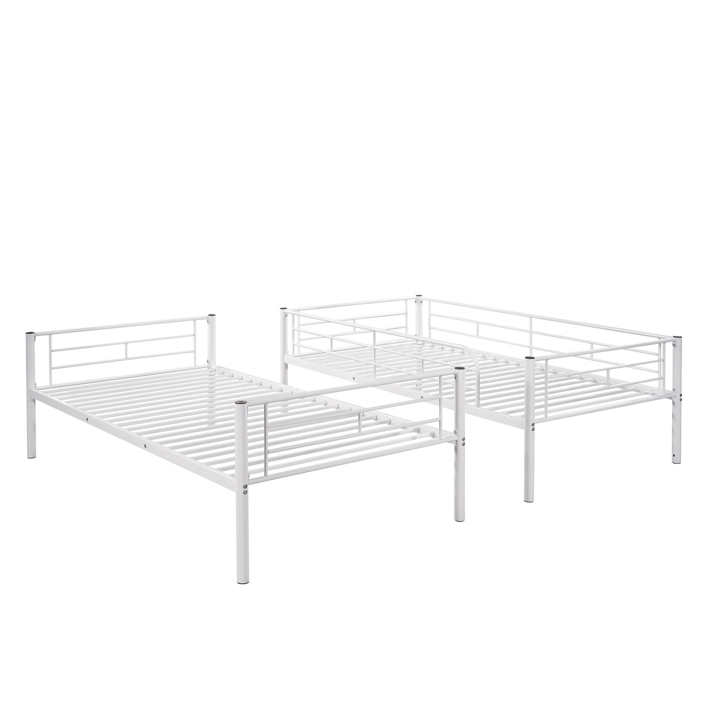 Twin Over Twin Bunk Bed - White