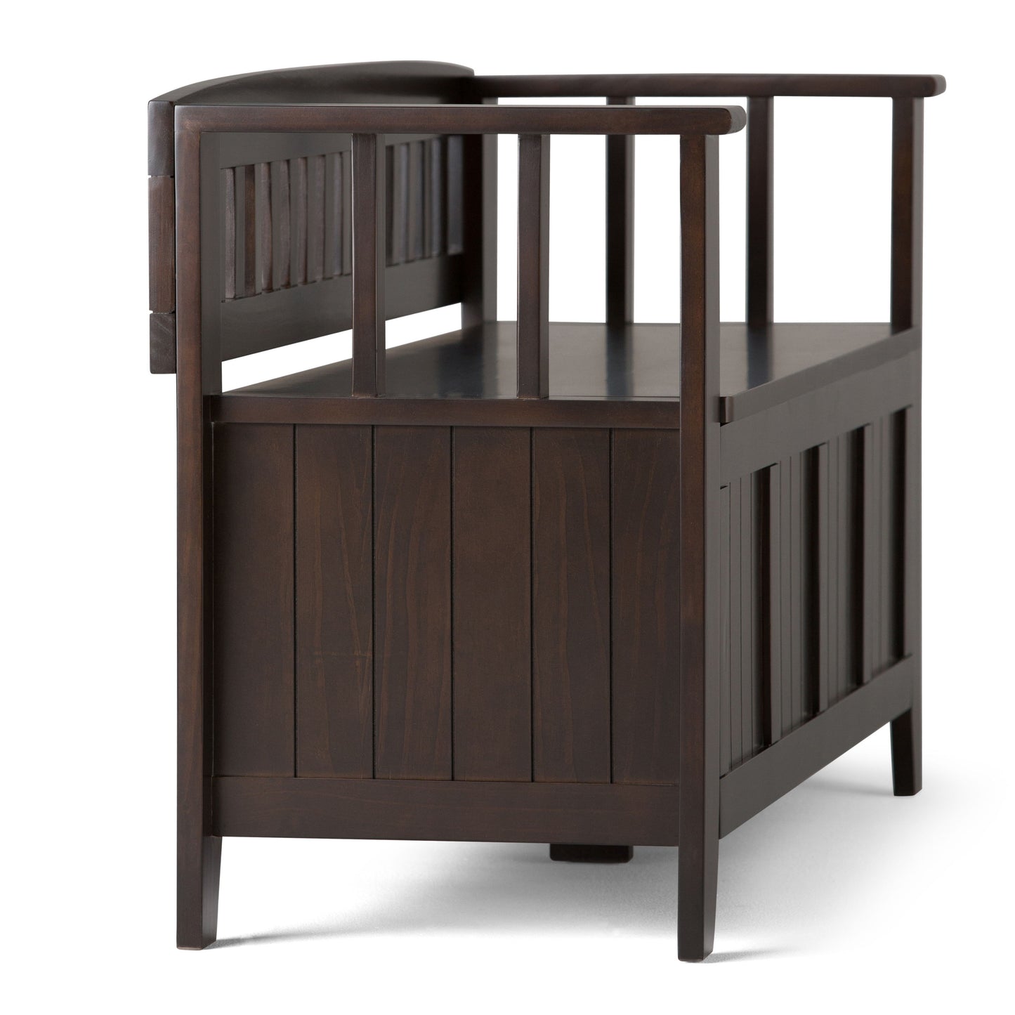 Acadian - Entryway Storage Bench - Brunette Brown