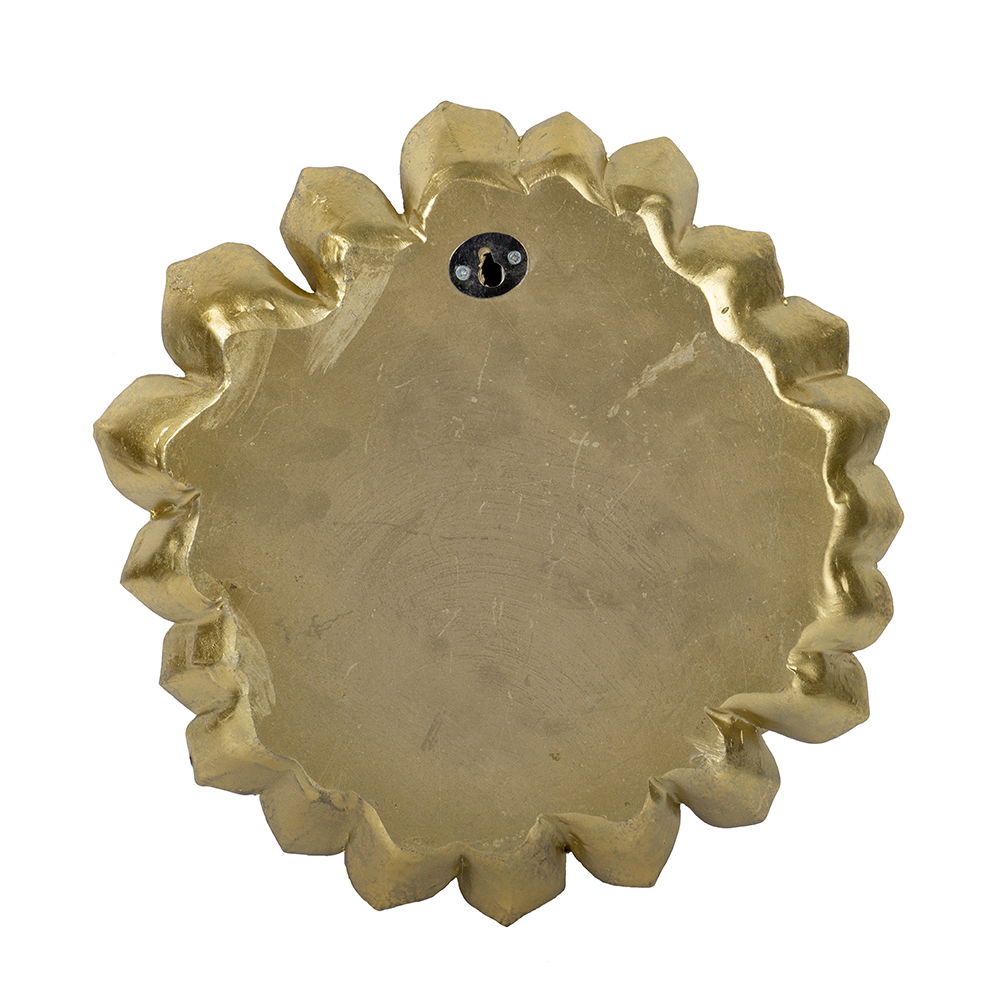 Succulent Wall Plaque - Gold