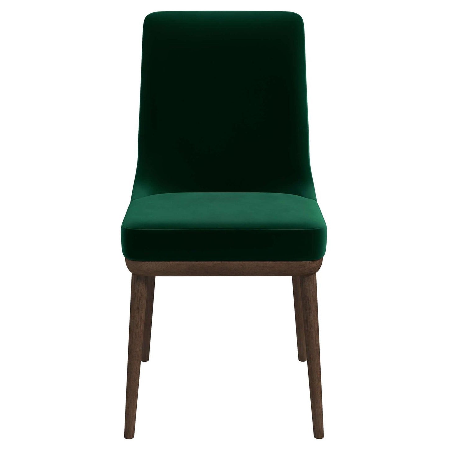 Laura - Mid-Century Modern Solid Wood Dining Chair (Set of 2) - Green