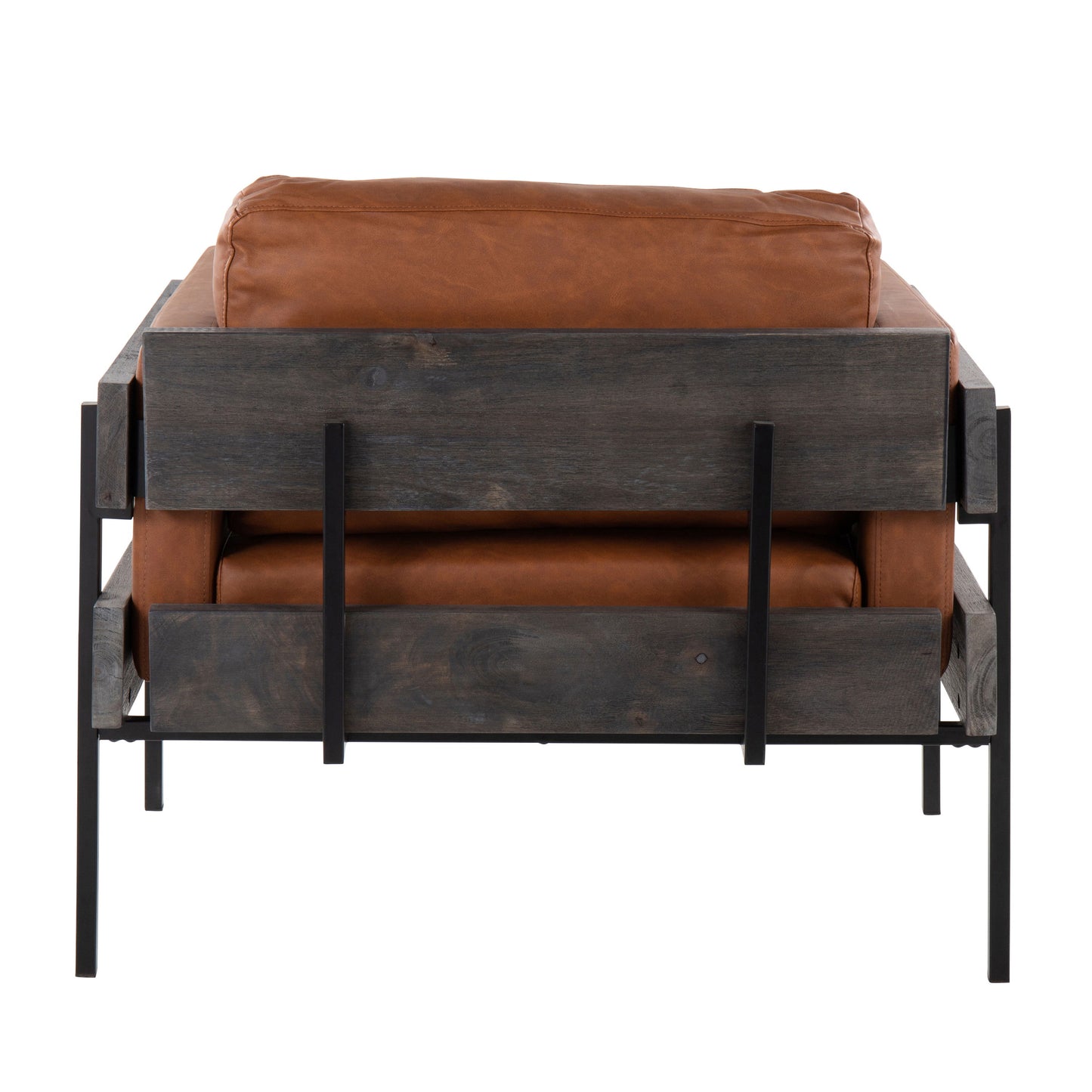 Kari - Farmhouse Chair - Black / Gray / Camel