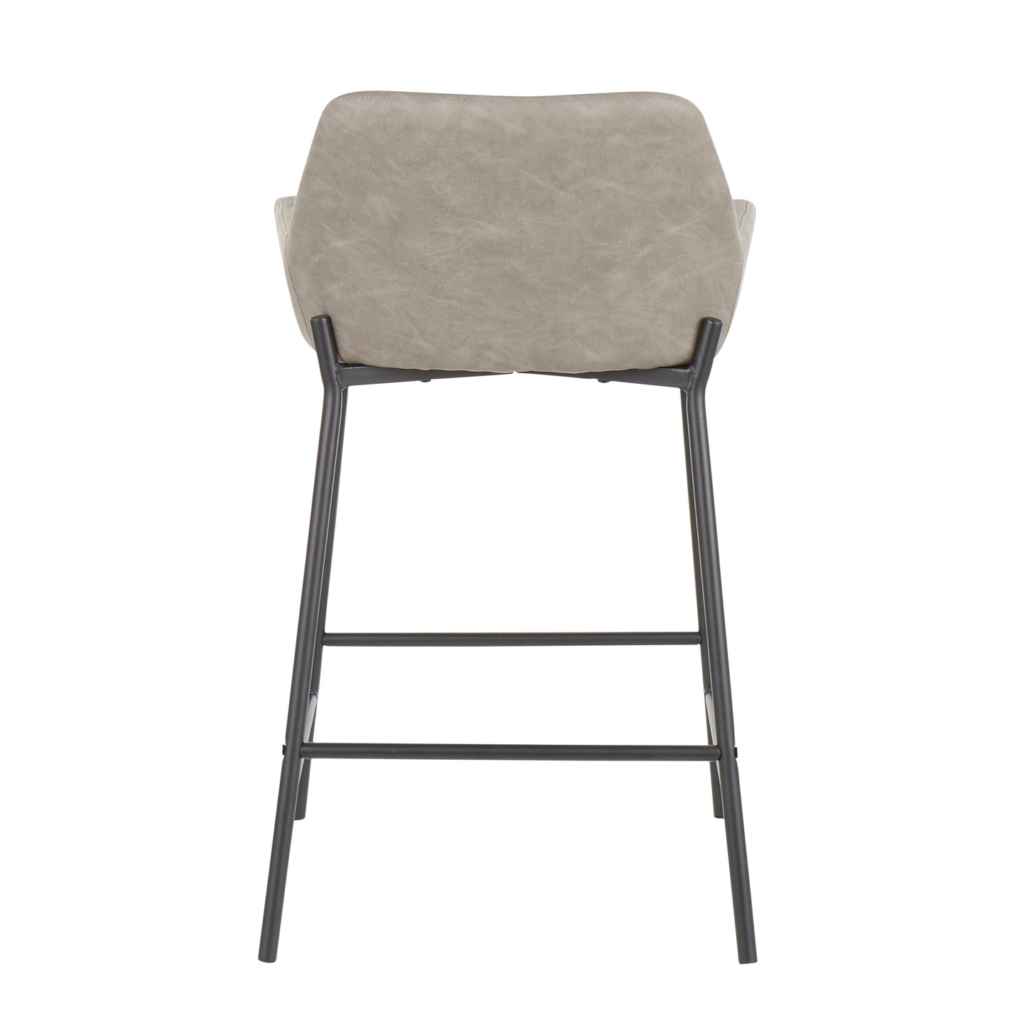 Daniella - Industrial Counter Stool (Set of 2) - Black / Gray
