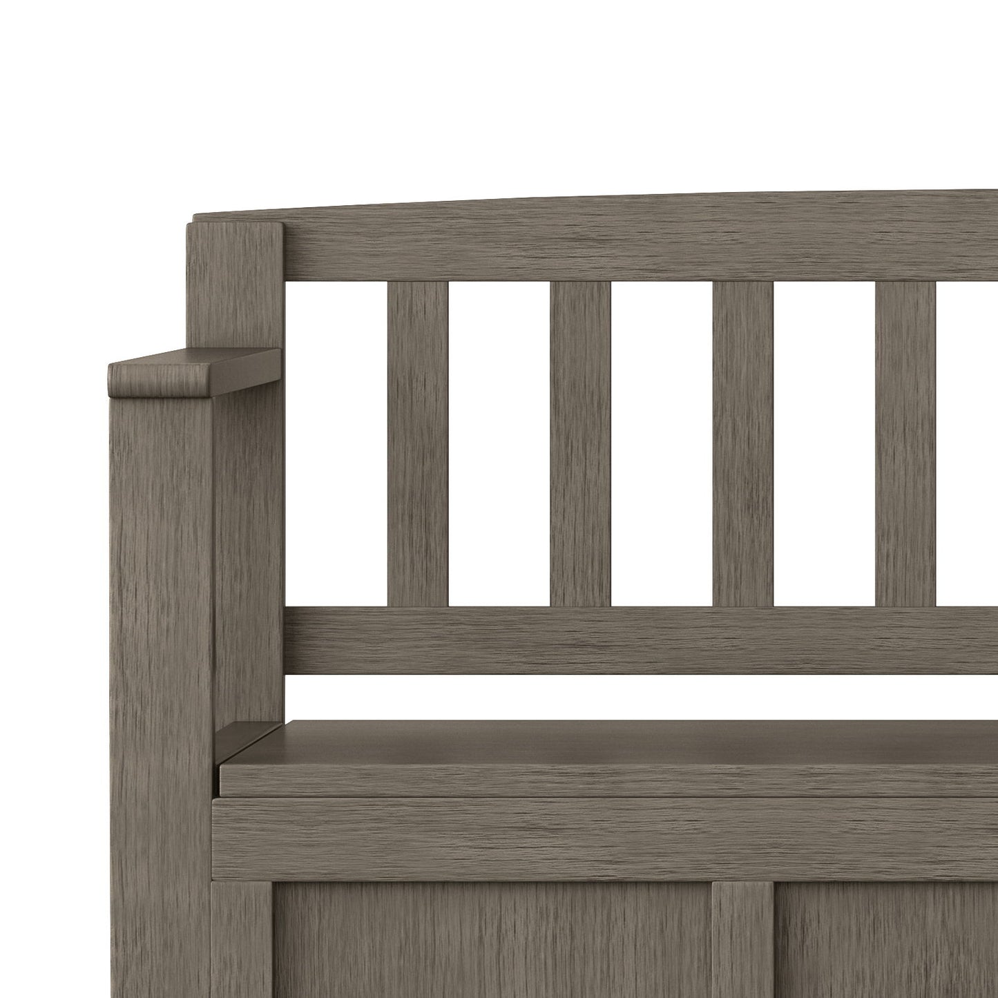 Brooklyn - Entryway Storage Bench - Farmhouse Gray