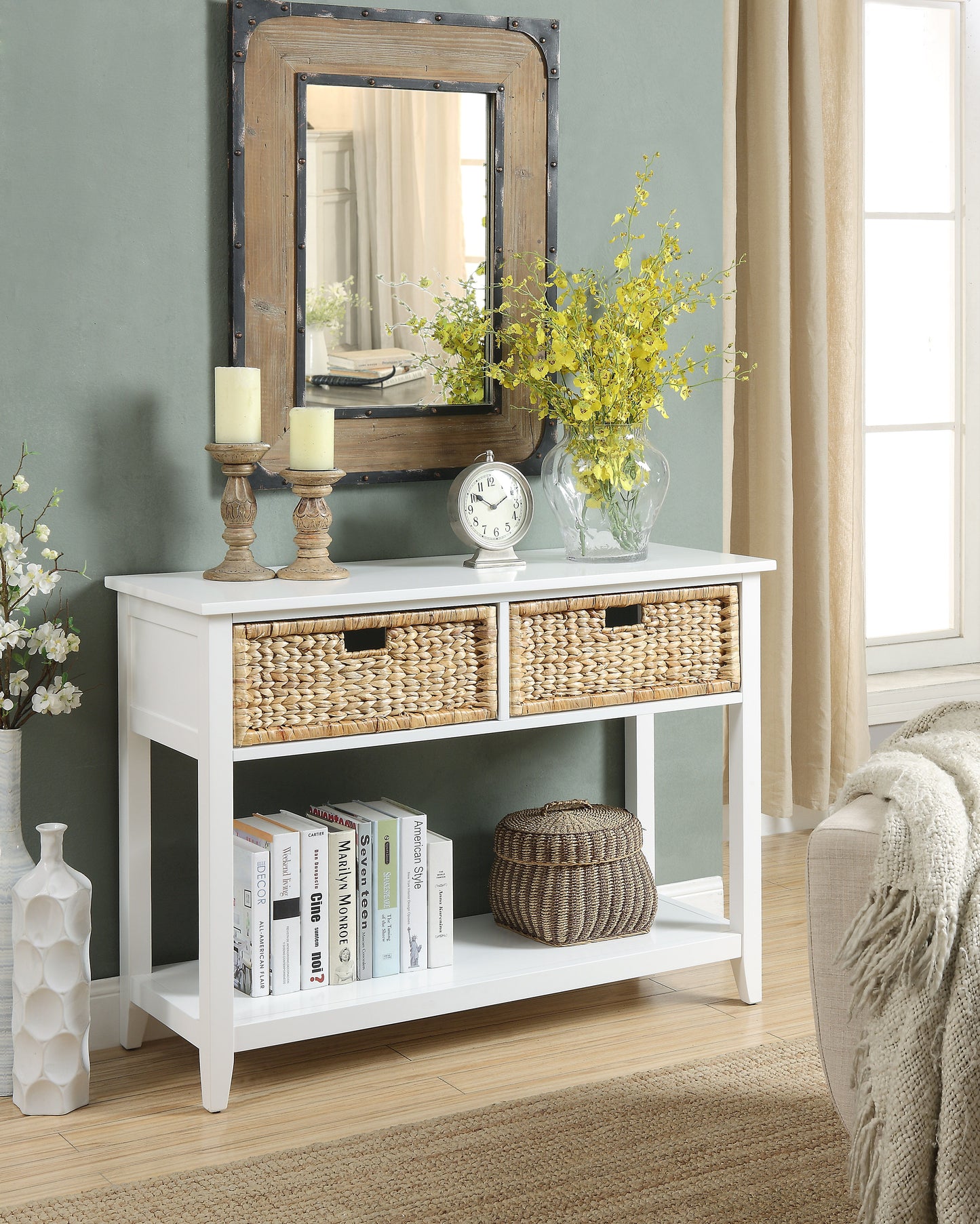 Flavius - Console Table - White