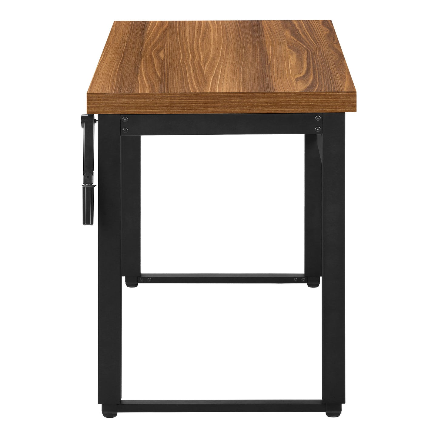 Computer Desk, Home Office, Standing, Adjustable, Laptop, Contemporary & Modern - Walnut