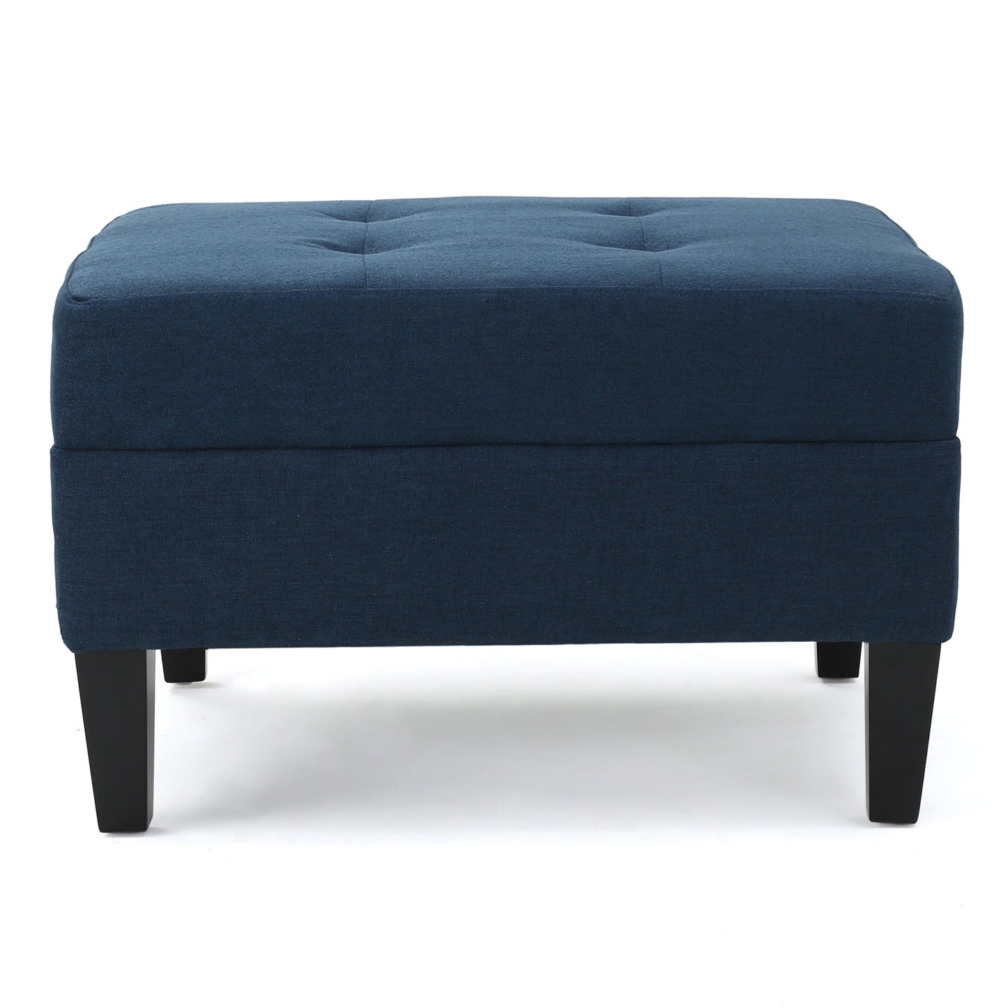 Foot Rest Under Desk Ottoman, Rectangle Foot Stool, Footrest Leg Rest For Sofa, Ottoman Rest Stools For Living Room Entryway - Navy Blue
