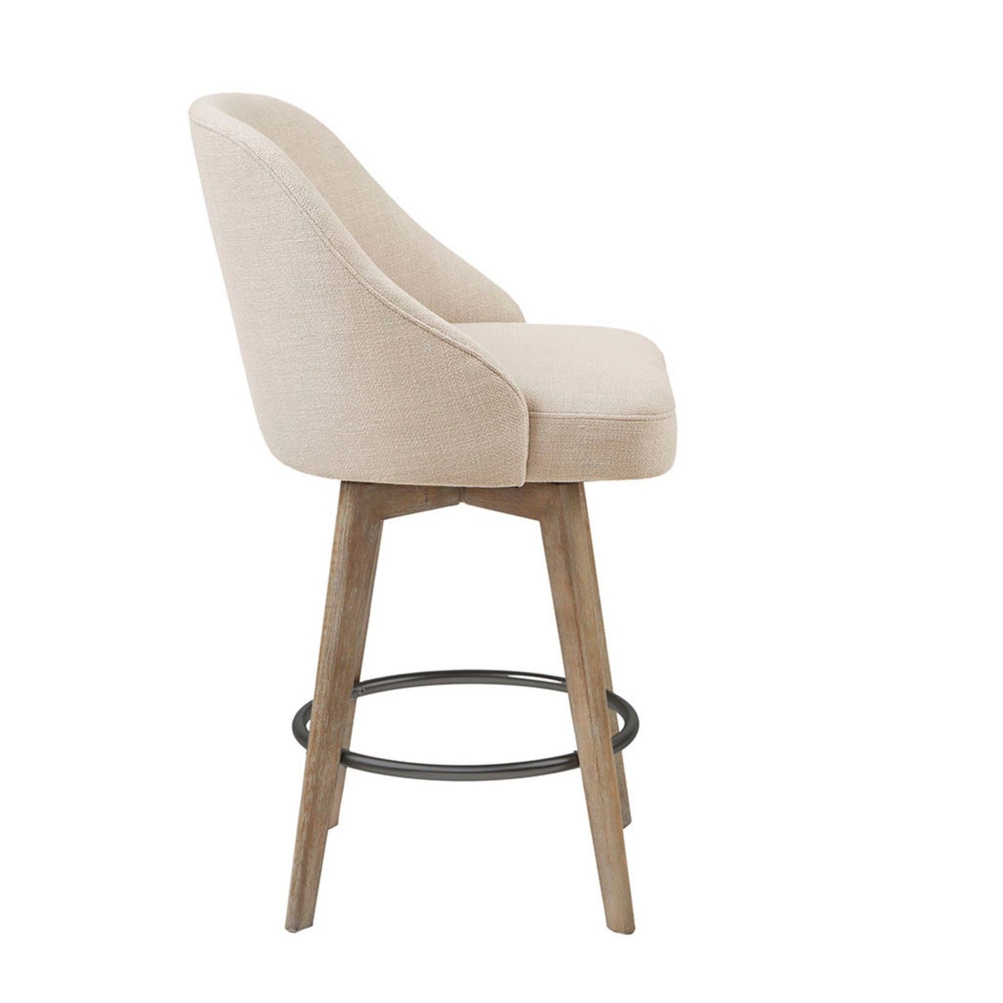 Counter Stool With Swivel Seat Function - Sand