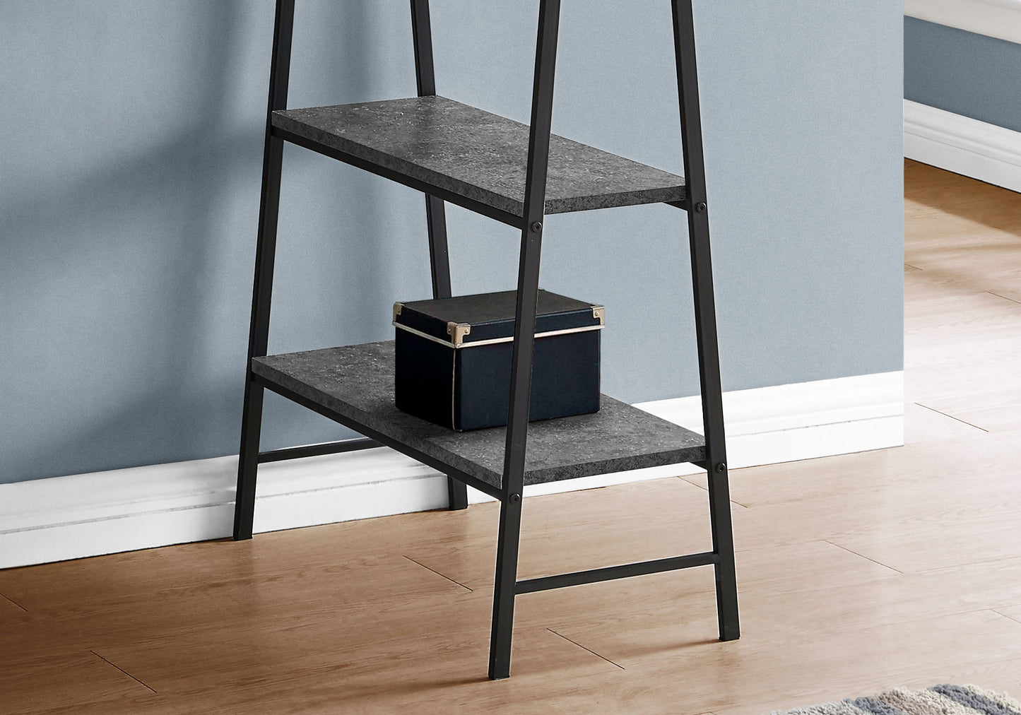 Computer Desk For Home Office, Laptop, Storage Shelves, Convenient Design - Gray