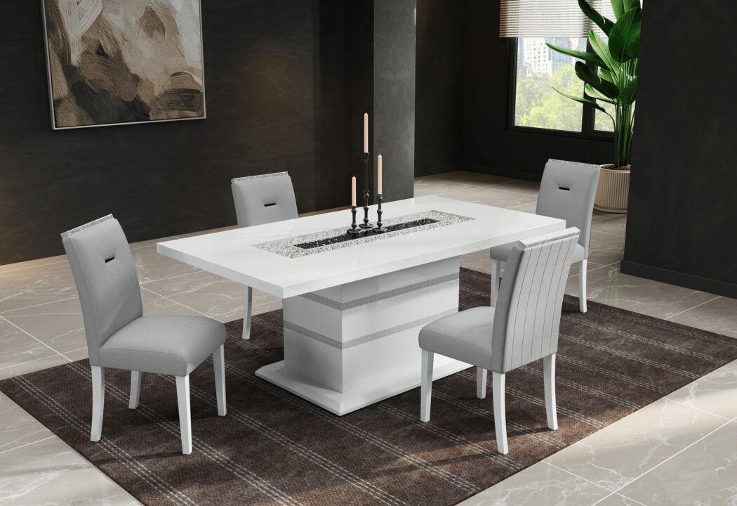 Ariya - Dining Table - White