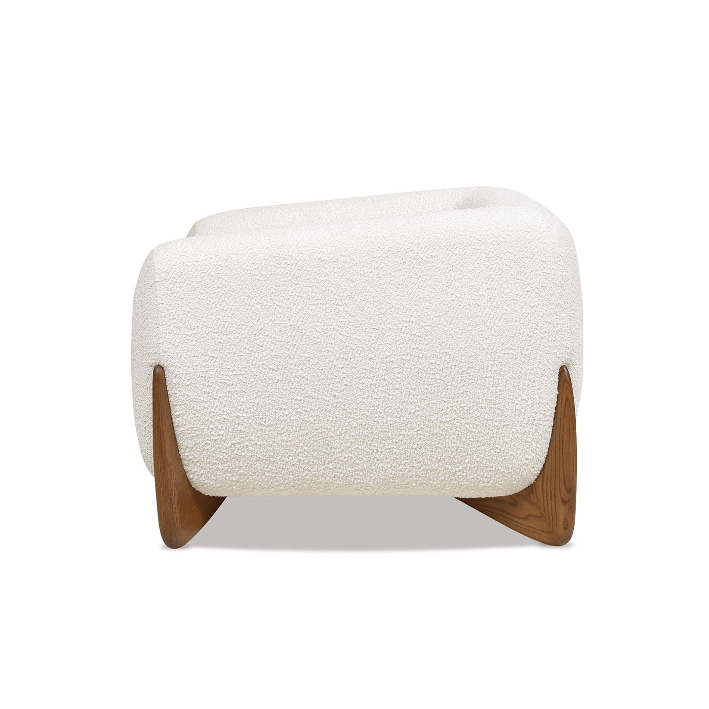 Alpine - Sherpa Arm Chair - Ivory White