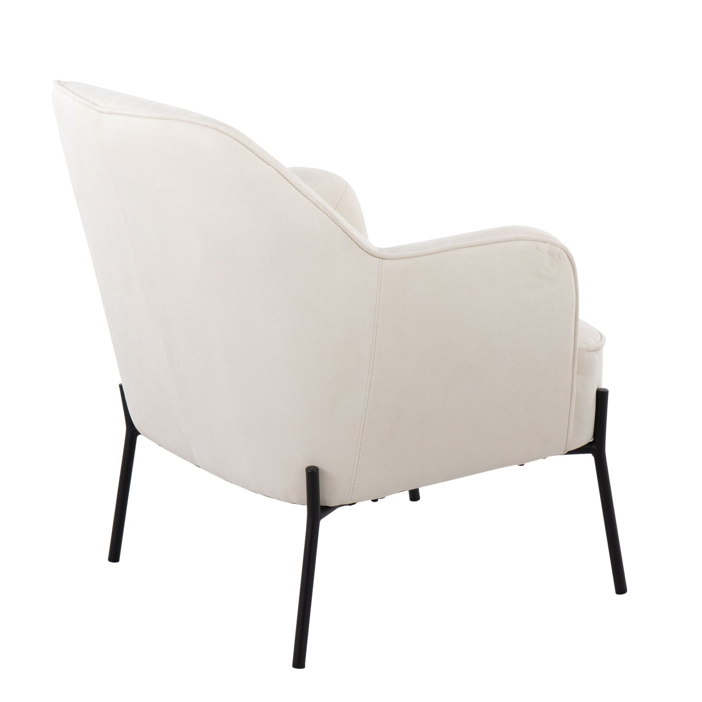 Daniella - Contemporary Chair - Black / Cream