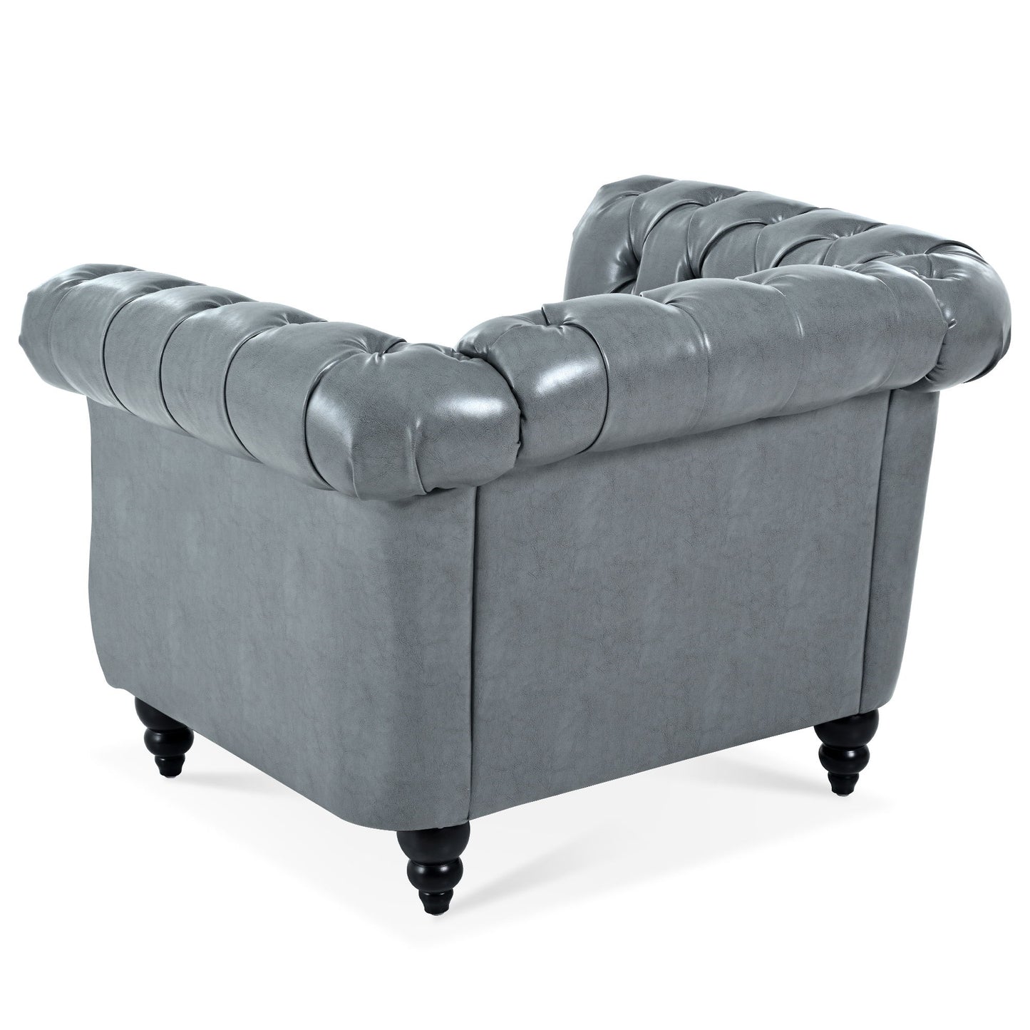 1 Seater Sofa For Living Room - Gray