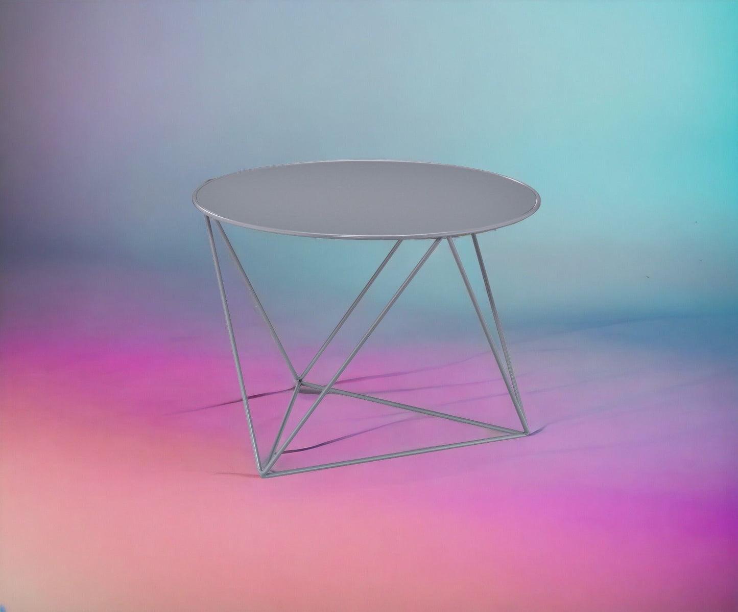 Epidia - Display & Utility Accent Table - Gray