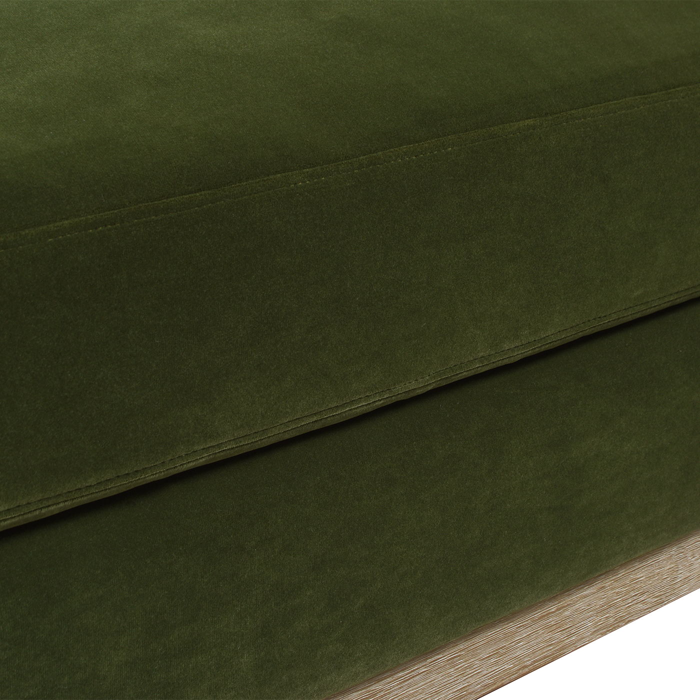 Knox - Modern Farmhouse Chaise Lounge Chair - Olive Green