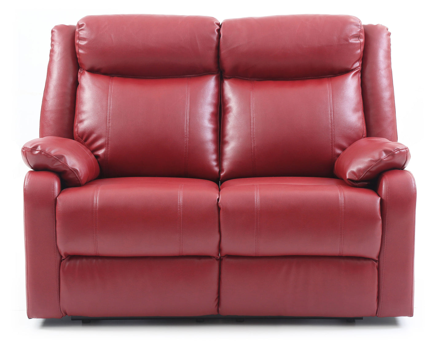 Double Reclining Love Seat - Red