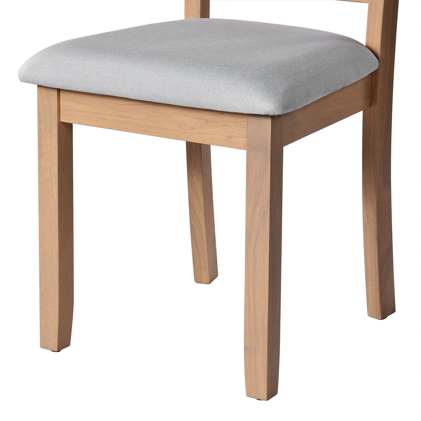 3 Piece Kitchen Dining Set With Drop Leaf Dining Table And 2 Dining Upholstered Chairs, Dining Room Set For Small Places - Natural