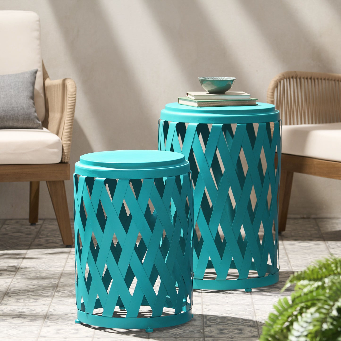 Selen - Side Table - Teal
