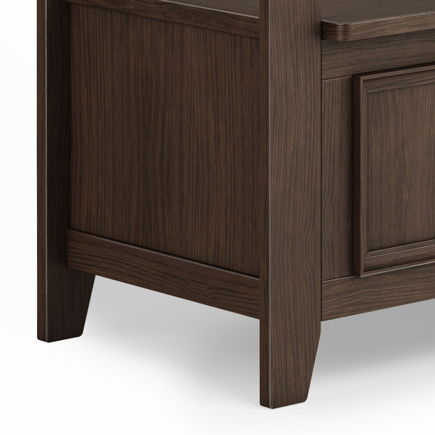 Amherst - Entryway Storage Bench - Farmhouse Brown